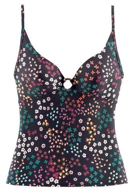 s.Oliver Tankini-Top Milly, mit Zierring in Horn-Optik