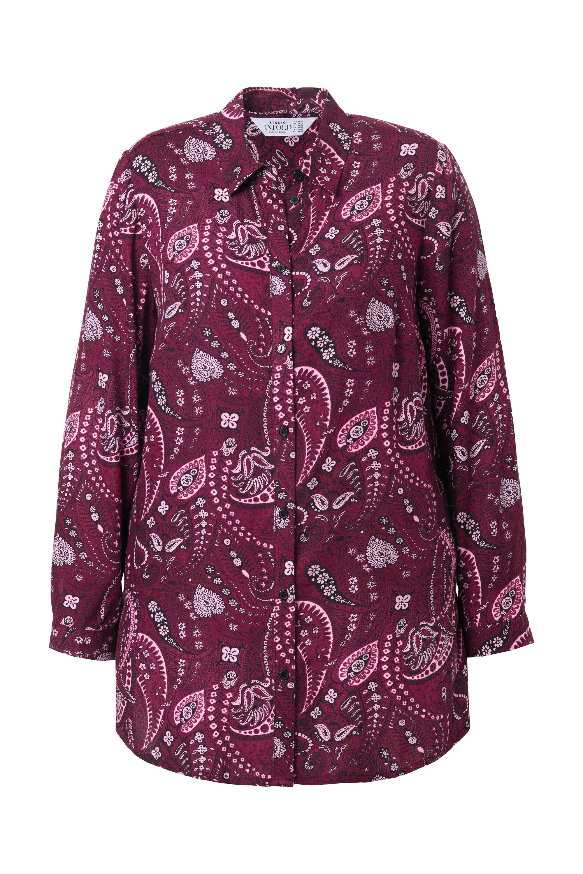 Studio Untold Hemdbluse Hemdbluse Alloverprint günstig online kaufen