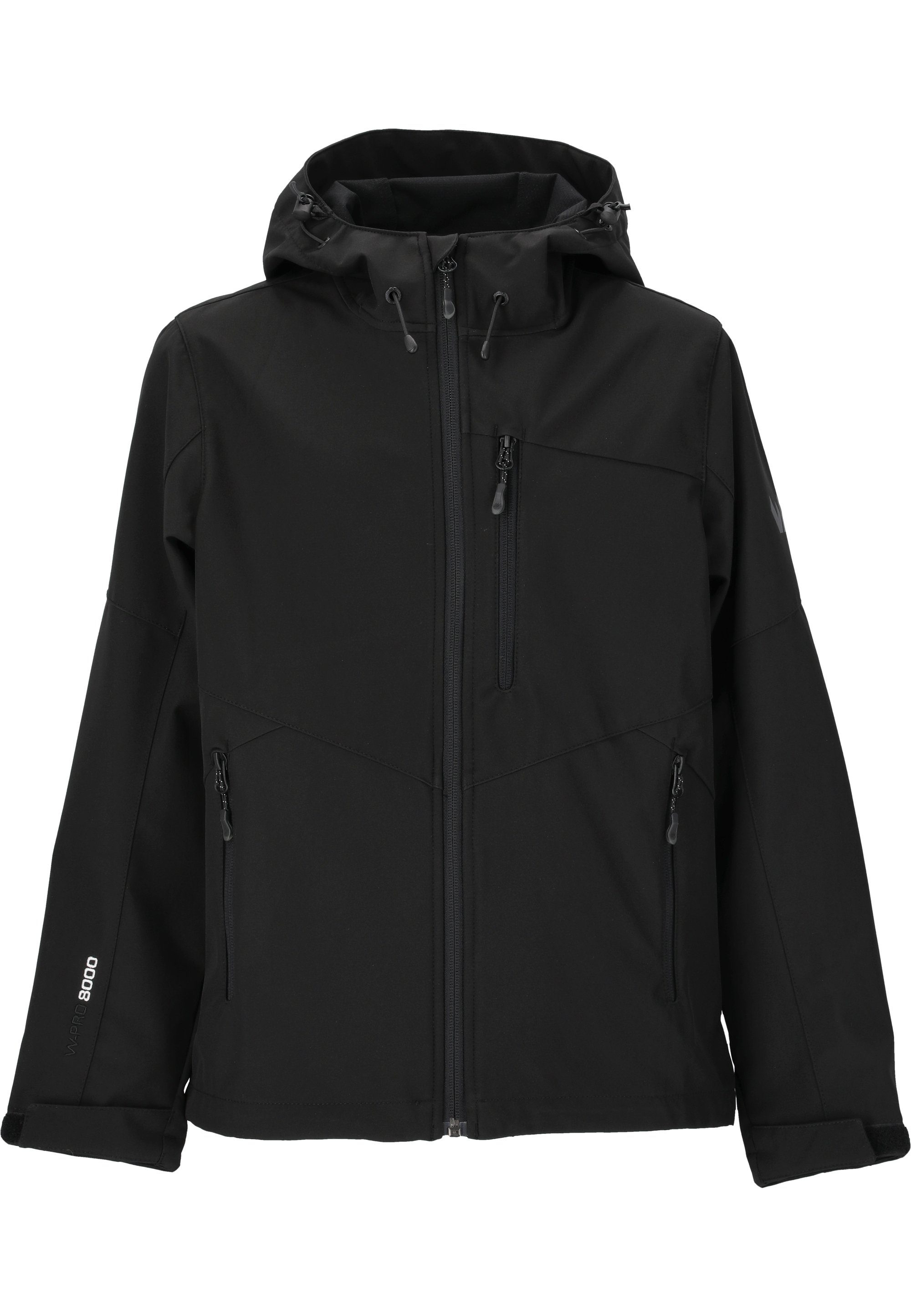 WHISTLER Softshelljacke Rodney schwarz-schwarz Membran wasserdichter mit