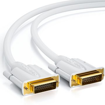deleyCON deleyCON 5m DVI-D Kabel Dual Link 24+1 HDTV 2560x1080 FULL HD 1080p Video-Kabel
