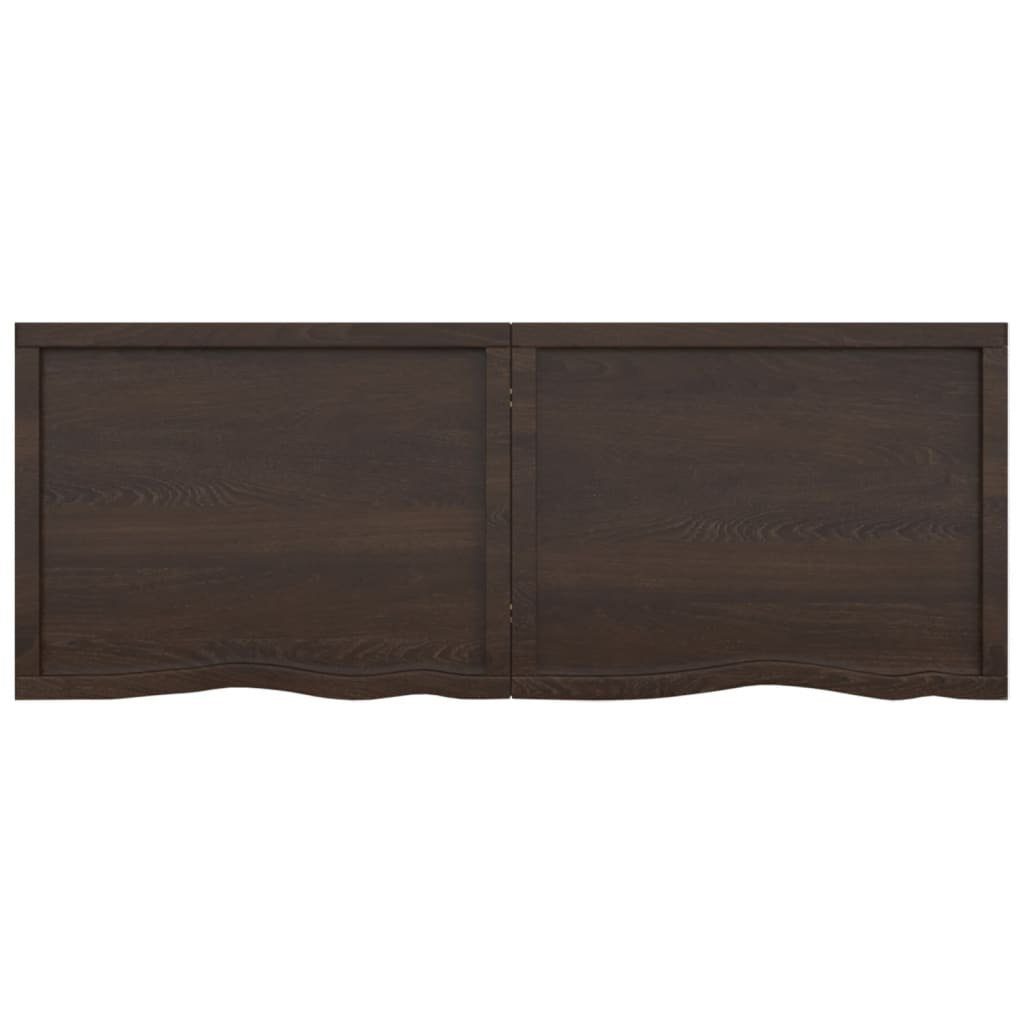 Tischplatte Behandelt Eiche furnicato 160x60x(2-4)cm Massivholz