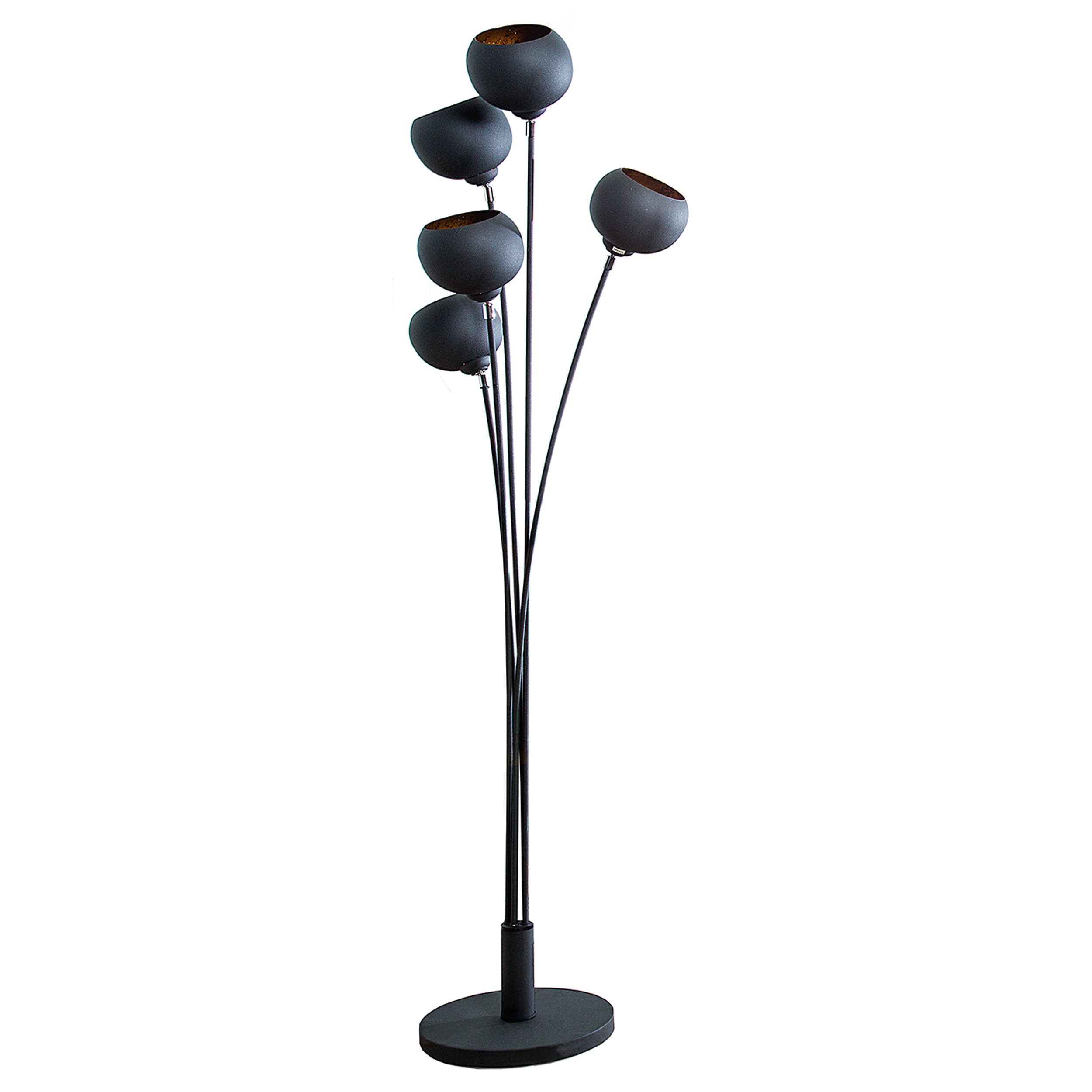 riess-ambiente Stehlampe MAGMA 170cm schwarz / gold, ohne Leuchtmittel, Woh günstig online kaufen