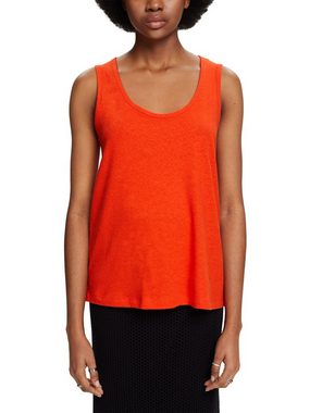 Esprit T-Shirt Tanktop mit weitem Rundhalsausschnitt (1-tlg)