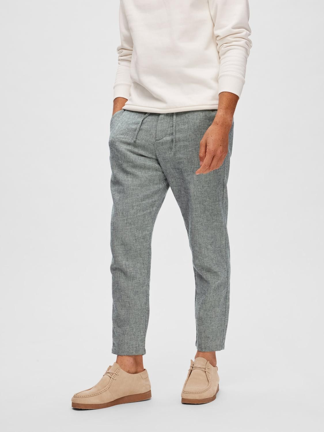 Chinohose SLH172-SLIMTAPE BRODY LINEN PANT NOOS