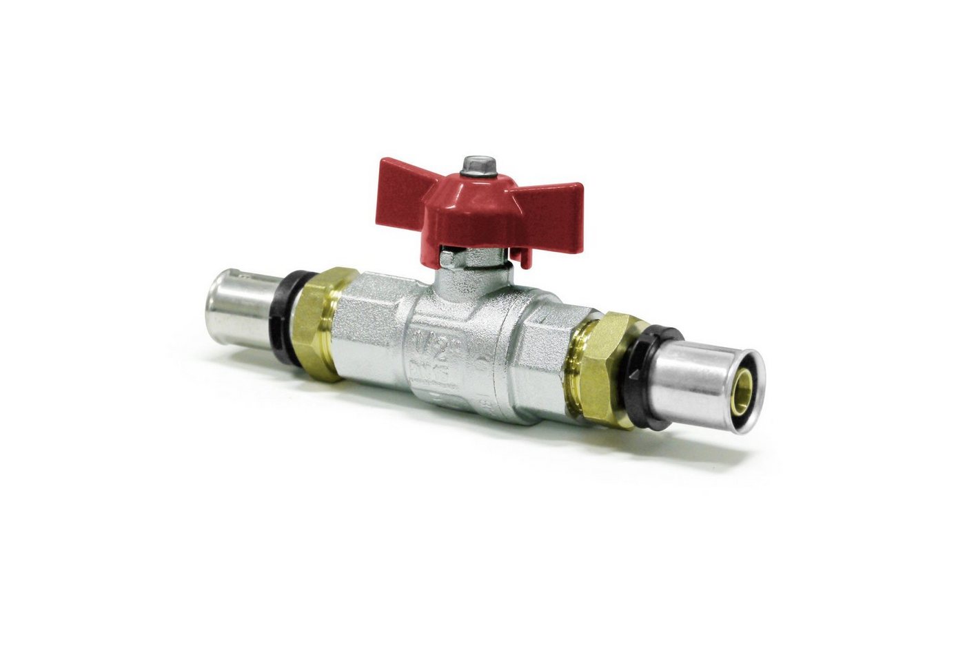 Thumbnail - PipeTec Deutschland Pressfitting Pressfitting Kugelhahn 63 x 4,5 mm