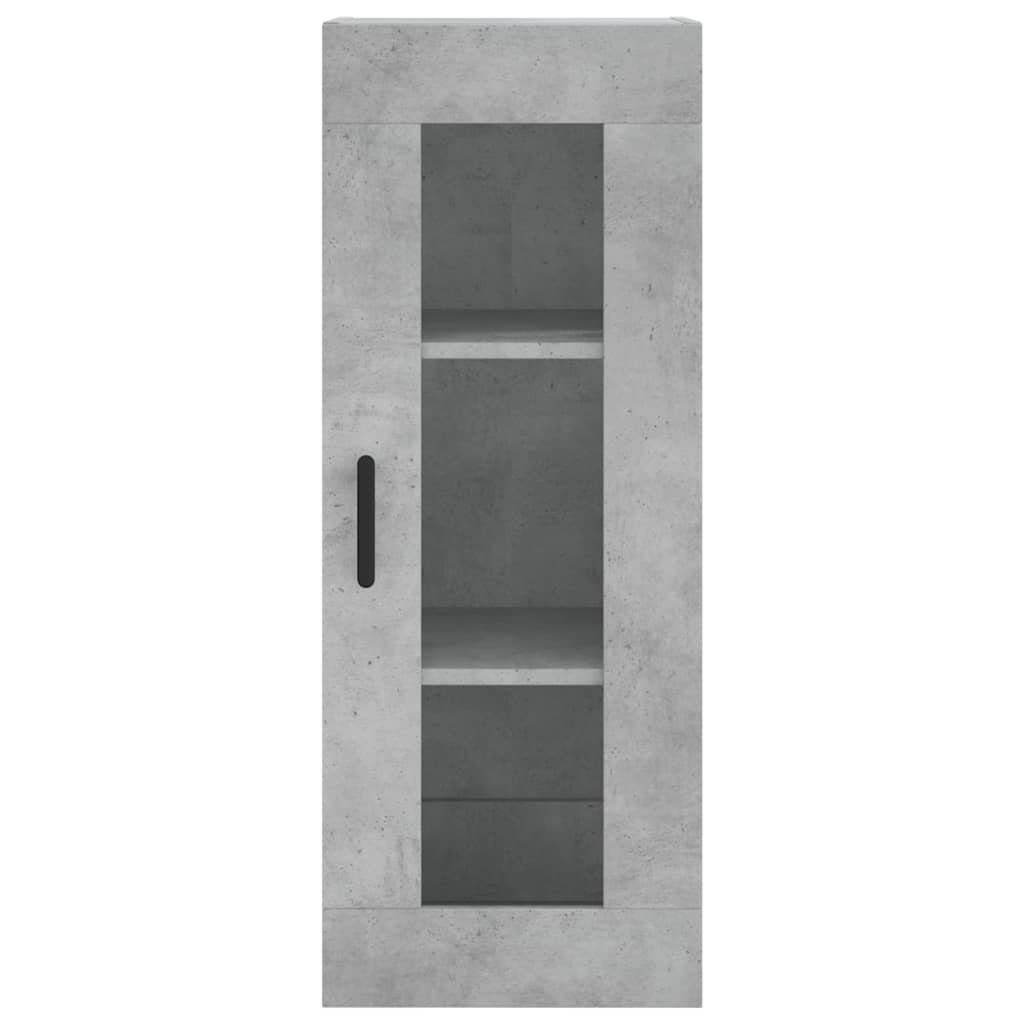 Betongrau vidaXL cm Sideboard Wandschrank St) (1 34,5x34x90