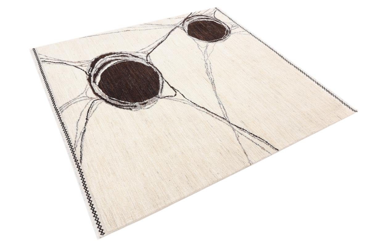 Orientteppich, Design Orientteppich Ela Nain rechteckig, 200x212 Moderner 20 Trading, mm Höhe: Berber Handgeknüpfter