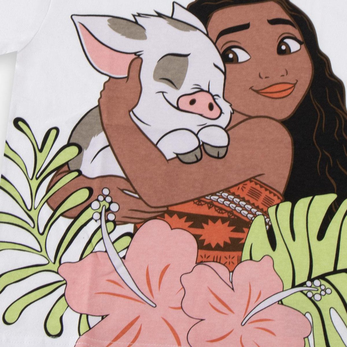 Disney T-Shirt - Moana Kindershirt Baumwolle Kurzarm Oberteil Alltag Schule (1-tlg)
