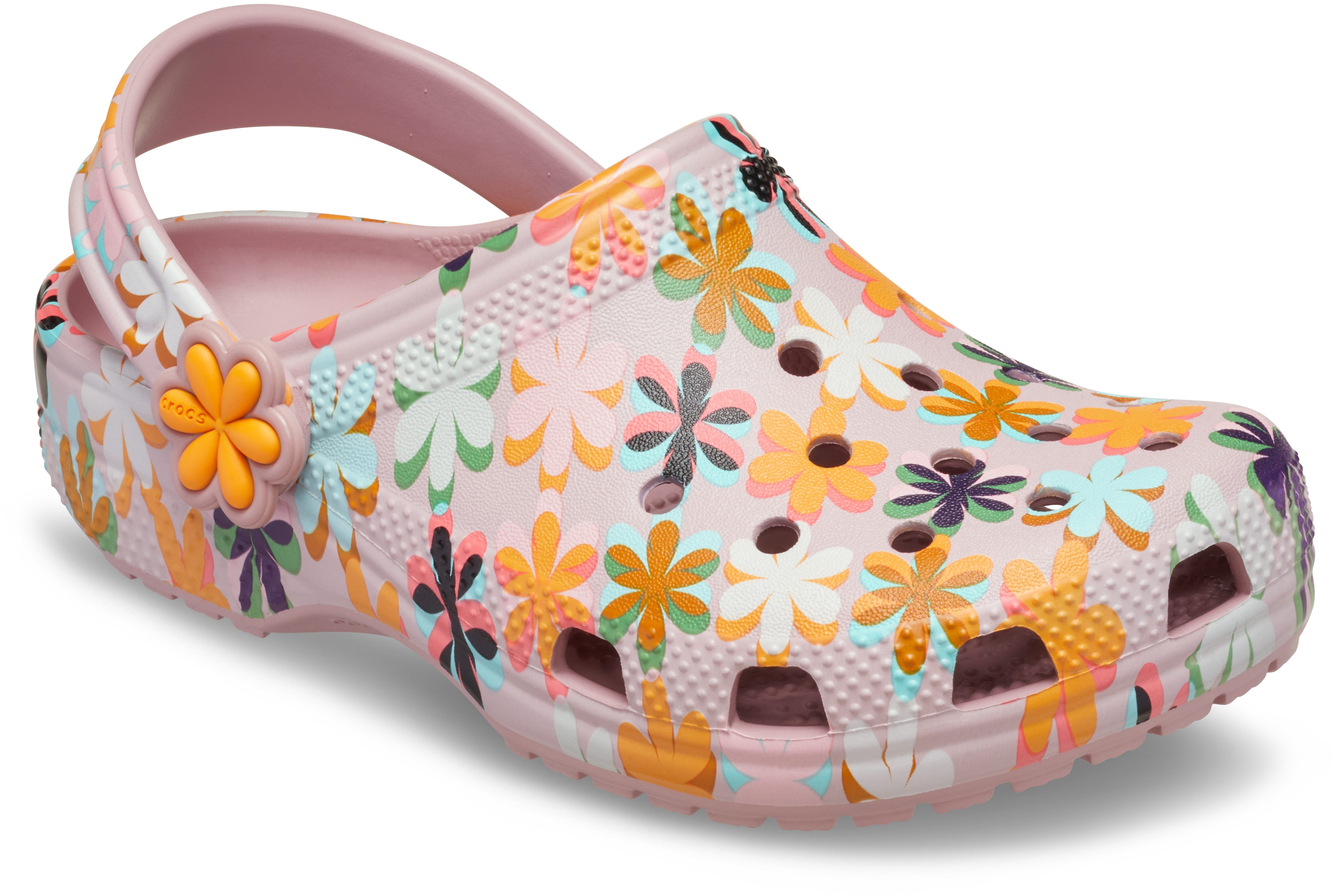Crocs Classic Retro Clog Sommerschuh, Gartenschuh, Hausschuh mit schwenkbarem Fersenriemen