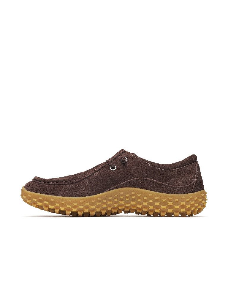 Merrell Minimal-Sneaker Wrapt Bungee (Veloursleder, wasserdicht) coffeebraun Barfußschuh