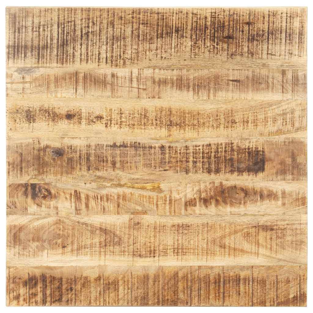 vidaXL Tischplatte Tischplatte Massivholz 25-27 mm 70x70 cm (1 St)