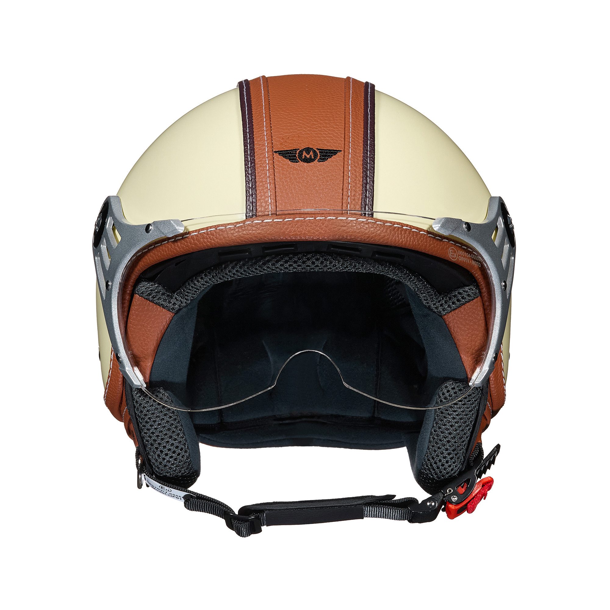 MOTO HELMETS Motorradhelm Integralhelm Motorrad Roller Full Helm AF-84, Helm für Motorrad Roller Scooter, Schnellverschluss, Visier, nur 1050g
