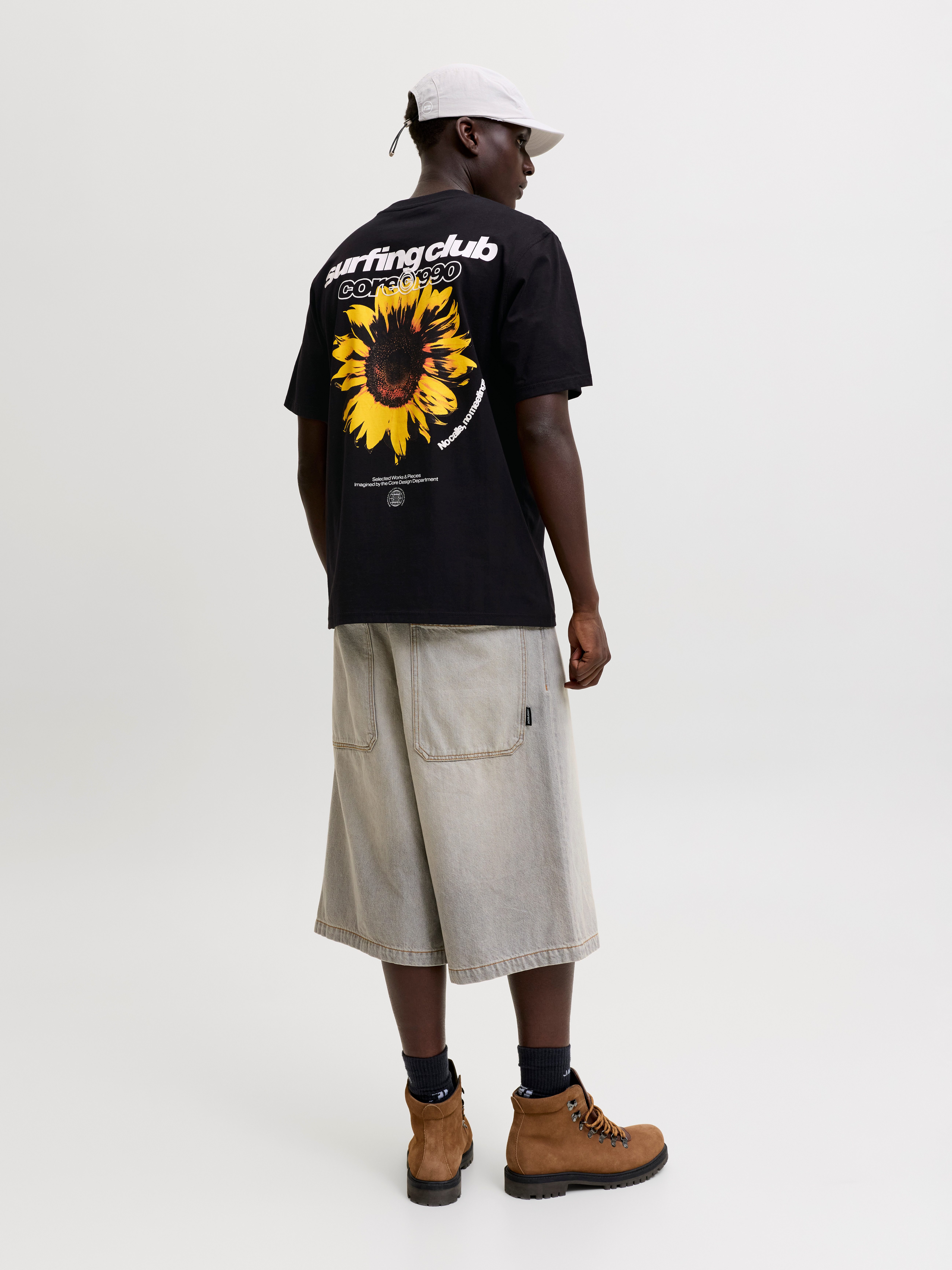 Jack & Jones T-Shirt JCOMARINA BACK PRINT TEE SS CREW NECK mit Print – Bild 5 von 5