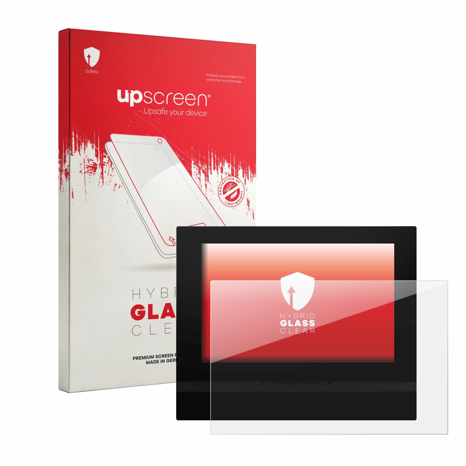 upscreen Displayschutzglas Folie für 2N Indoor Talk, Schutzfolie Glas Panzer Display Schutz klar