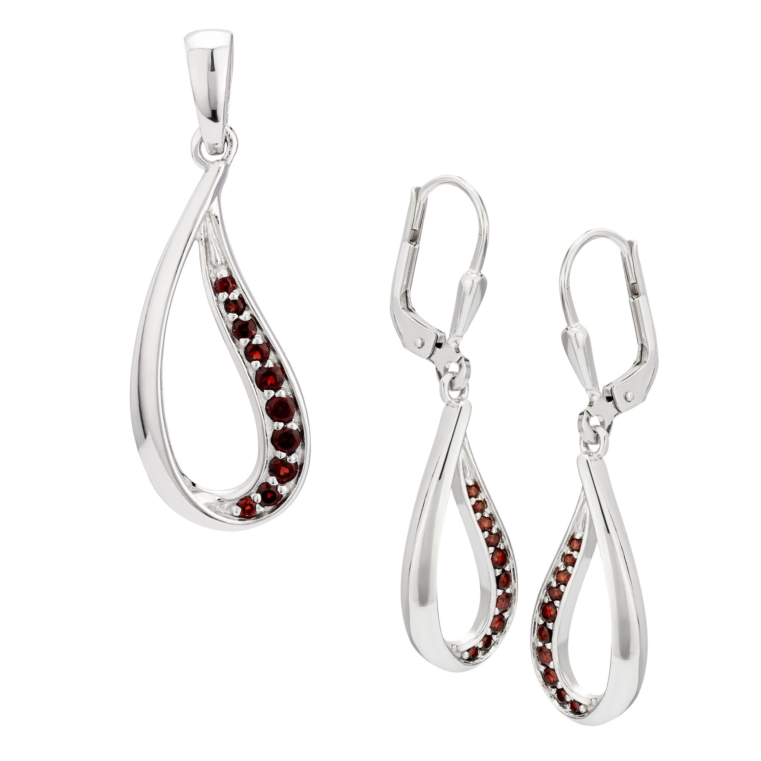 NKlaus Kettenanhänger Paar Brisur Ohrhänger 925 günstig online kaufen