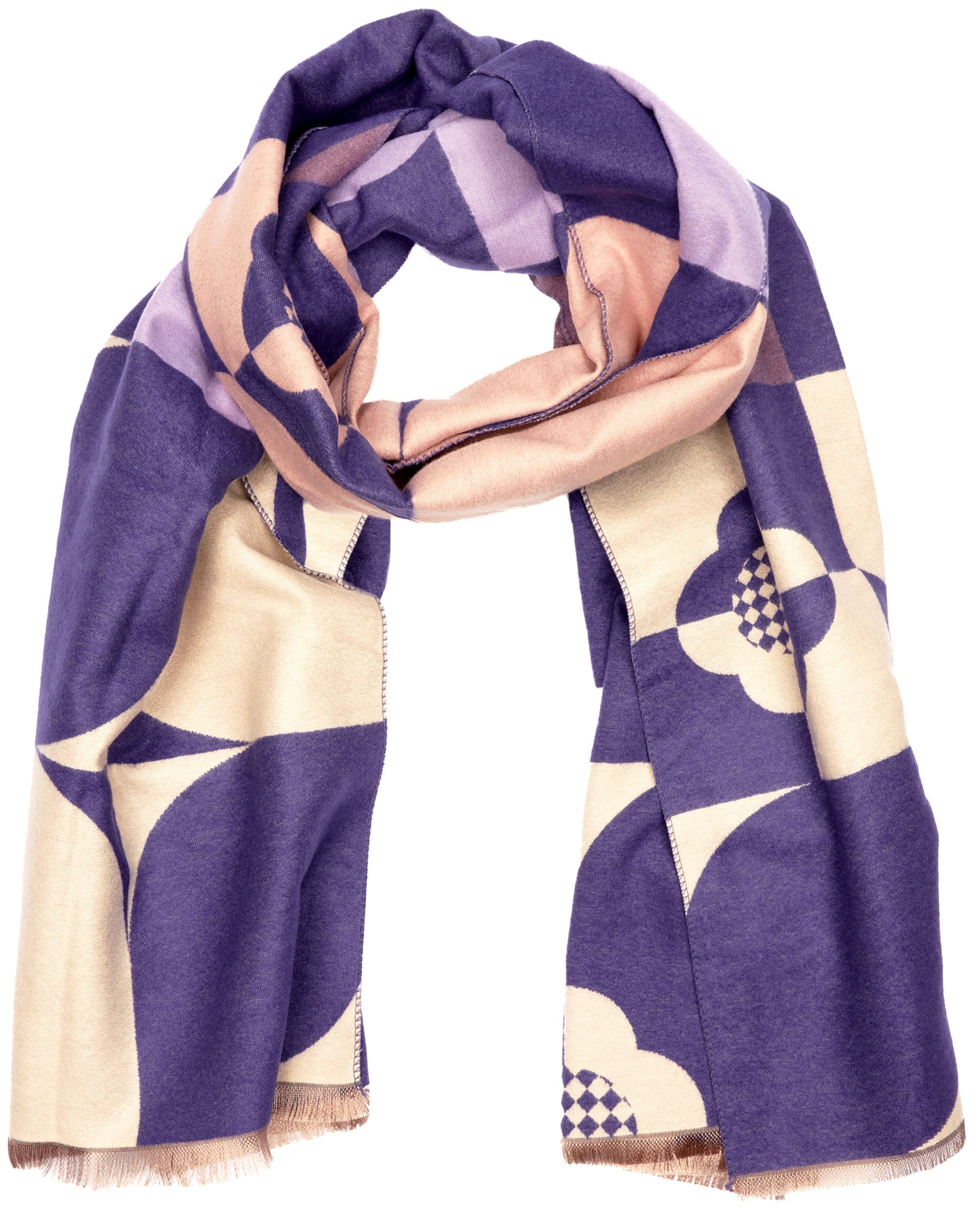 BRUBAKER Schal Cashmirillo Damen Schal mit Modernem Muster - 70 x 200 cm - Warm, (Oversized Schal für Herbst und Winter, 1-St), Kuschelig mit weichem Kaschmir-G – Bild 4 von 5