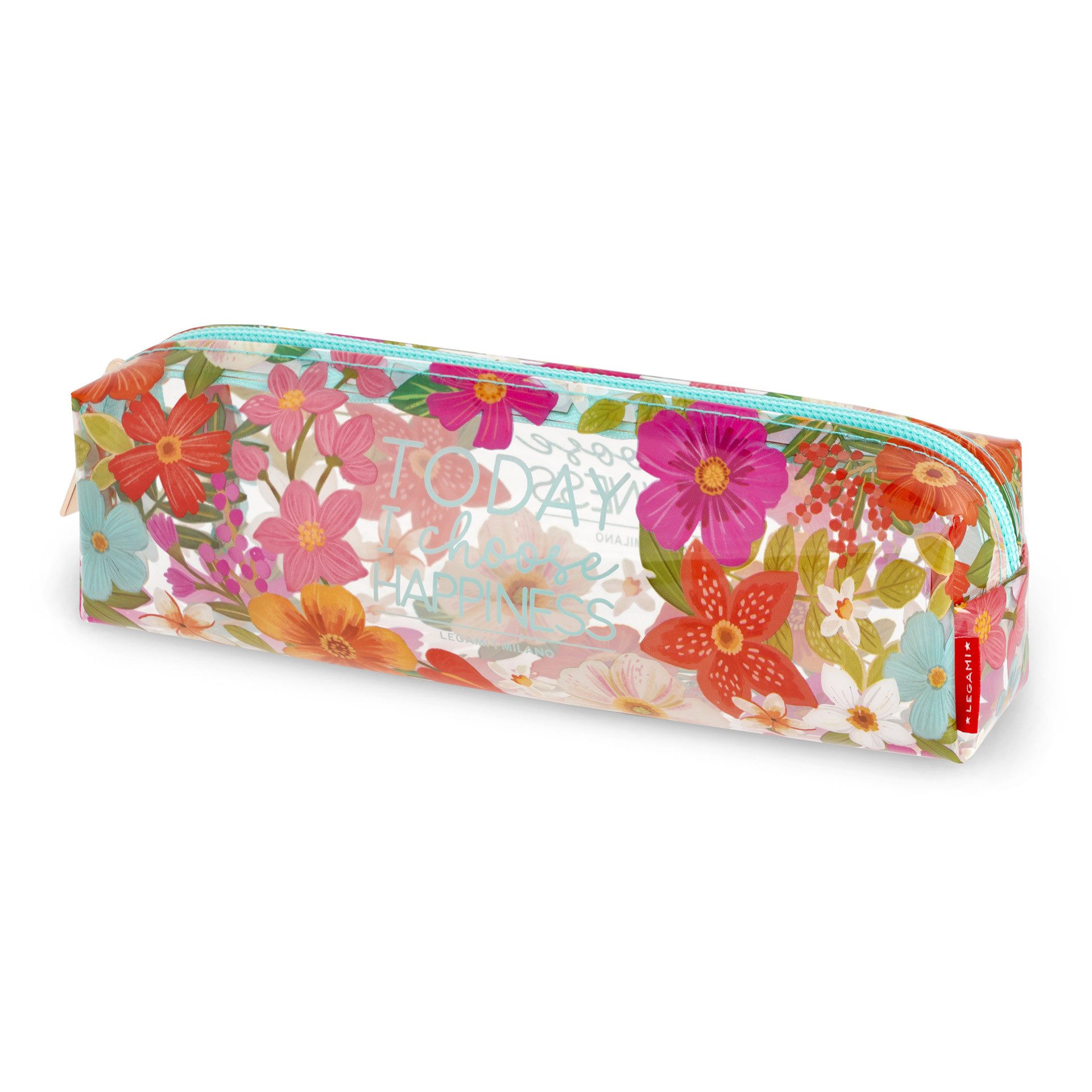 Legami Federmäppchen Legami Transparentes Schreibmäppchen Pencil Case Flowe günstig online kaufen