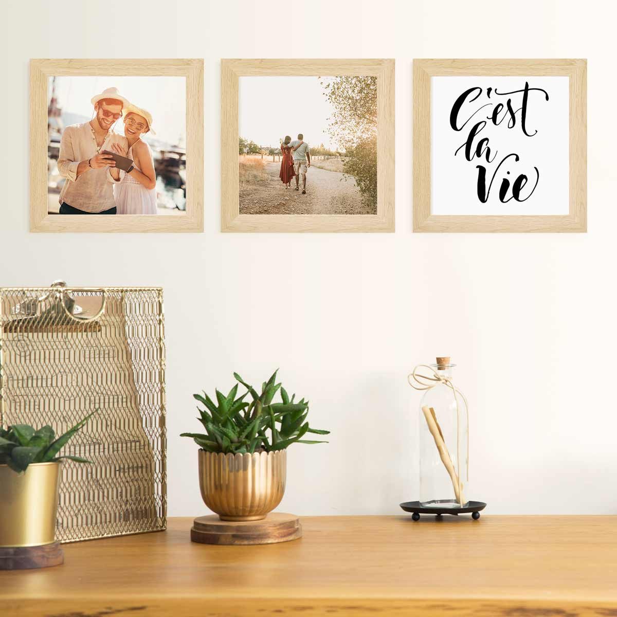 PHOTOLINI Bilderrahmen 3er Set breite Rahmen, günstig online kaufen