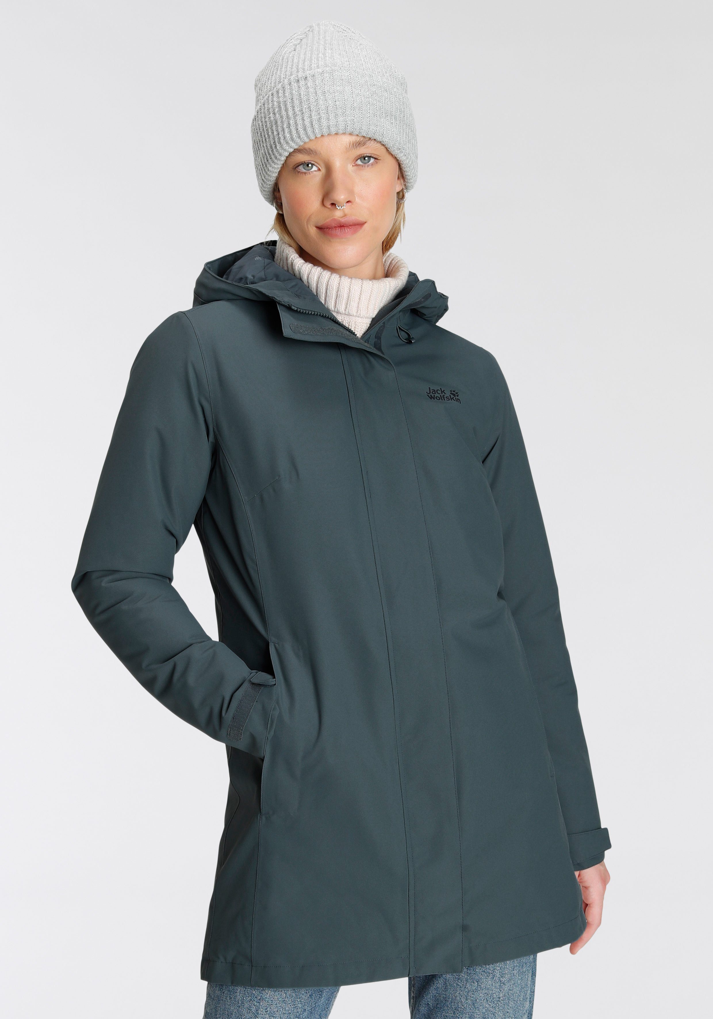 Jack Wolfskin Parka KIOLA Winddicht & Wasserabweisend & Atmungsaktiv