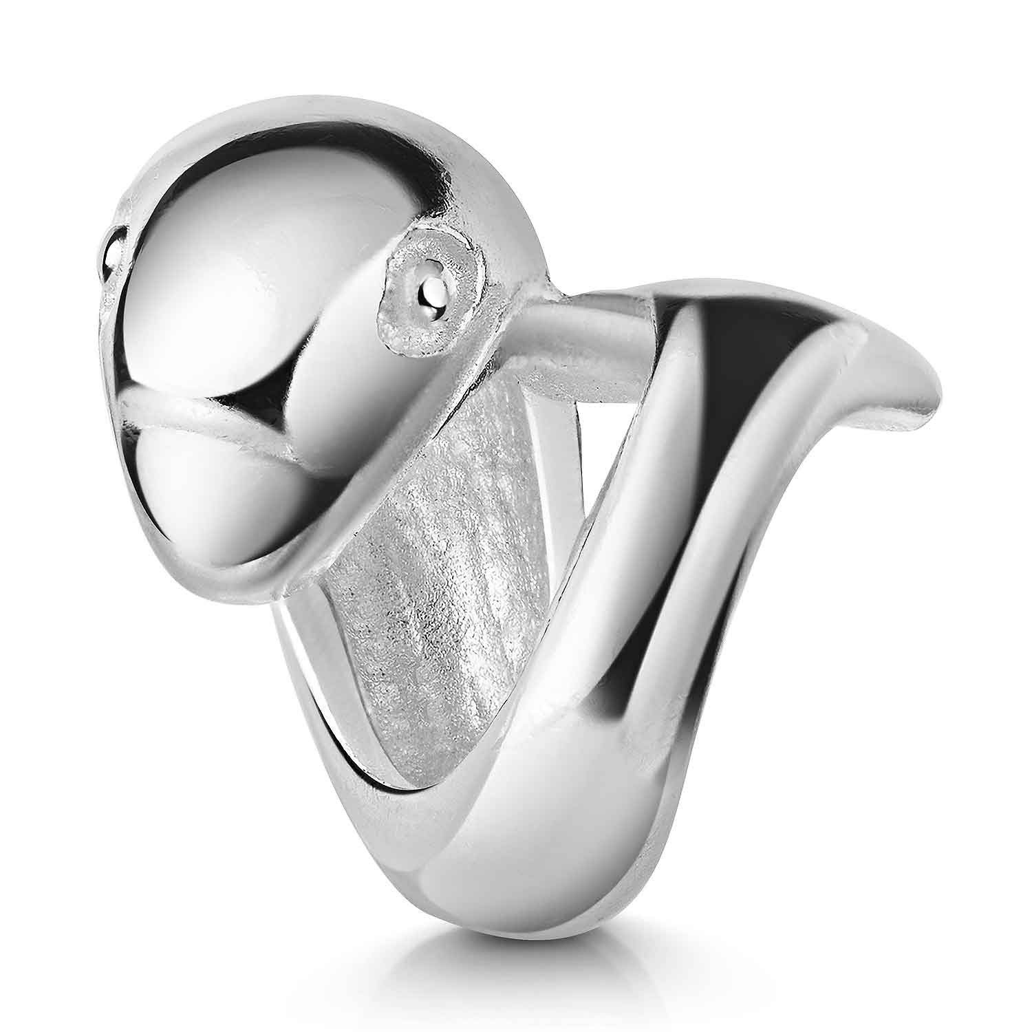 Materia Bead Delfin Bead Meerestier Dolphin 290, 925 Sterling Silber