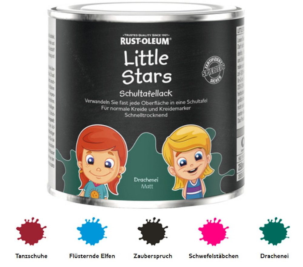 Rust Oleum Lack Little Stars Schultafellack 250 ml/750 ml Farbwahl Rust-Oleum
