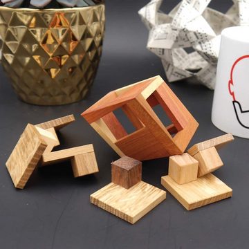 ROMBOL Denkspiele Spiel, 3D-Puzzle EPIC - interessantes, schwieriges Puzzle, Holzspiel