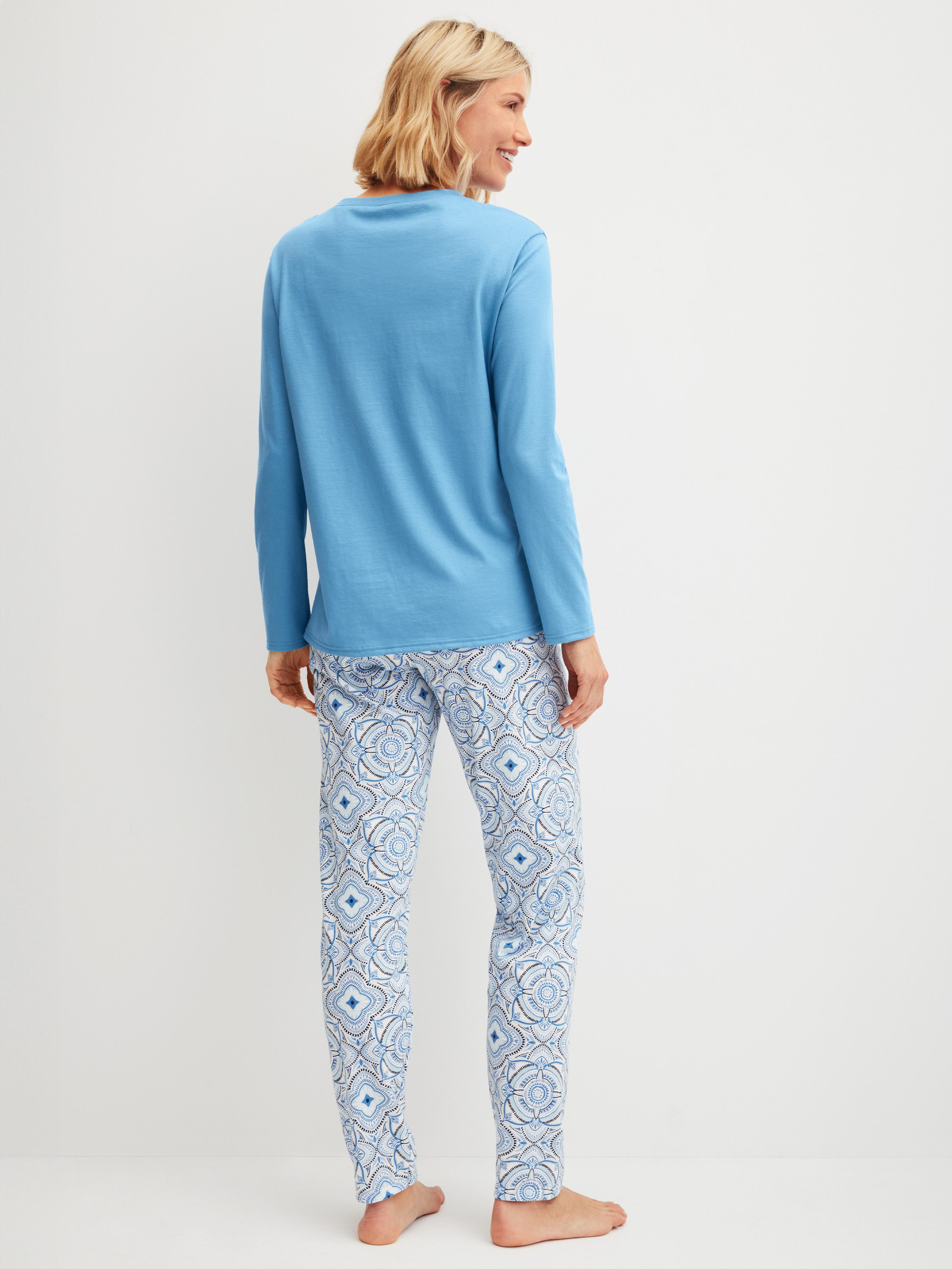 CALIDA Pyjama Cotton Stripes Damen (2 günstig online kaufen