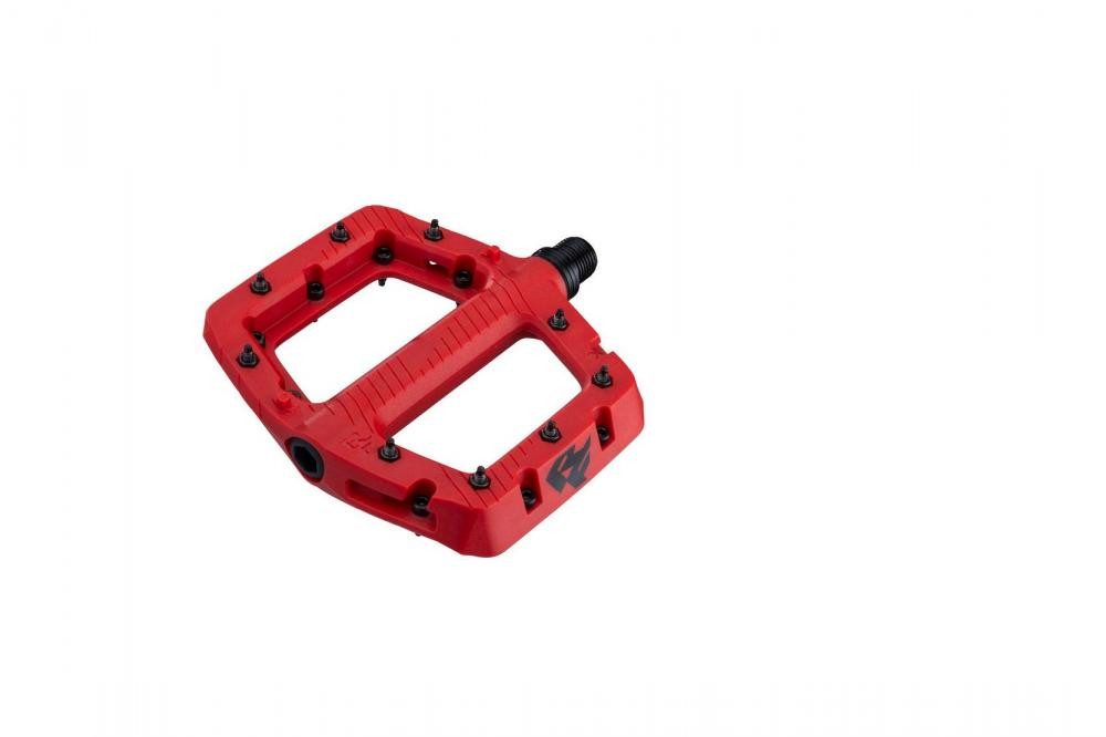 Race Face Plattformpedale Race Face Chester Small Plattform-Pedal, red - robustes MTB-Pedal mit