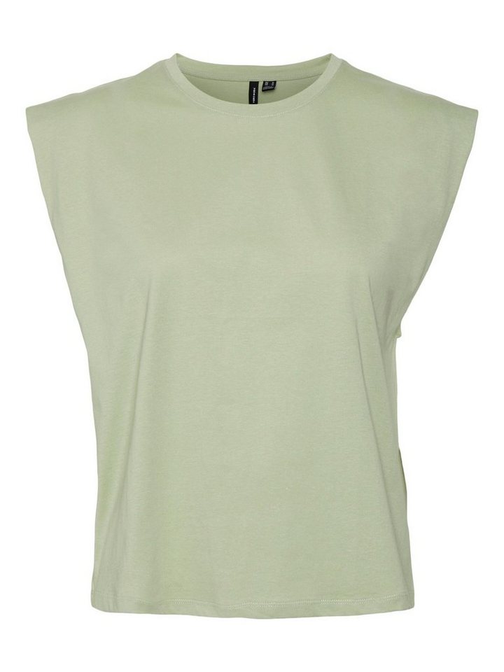 Vero Moda T-Shirt Panna Glenn (1-tlg) Plain/ohne Details, Weicher Griff