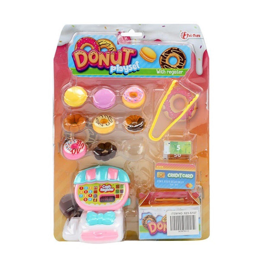 Spiel Kinder Kasse Küchen Spielzeug, Donat Set
