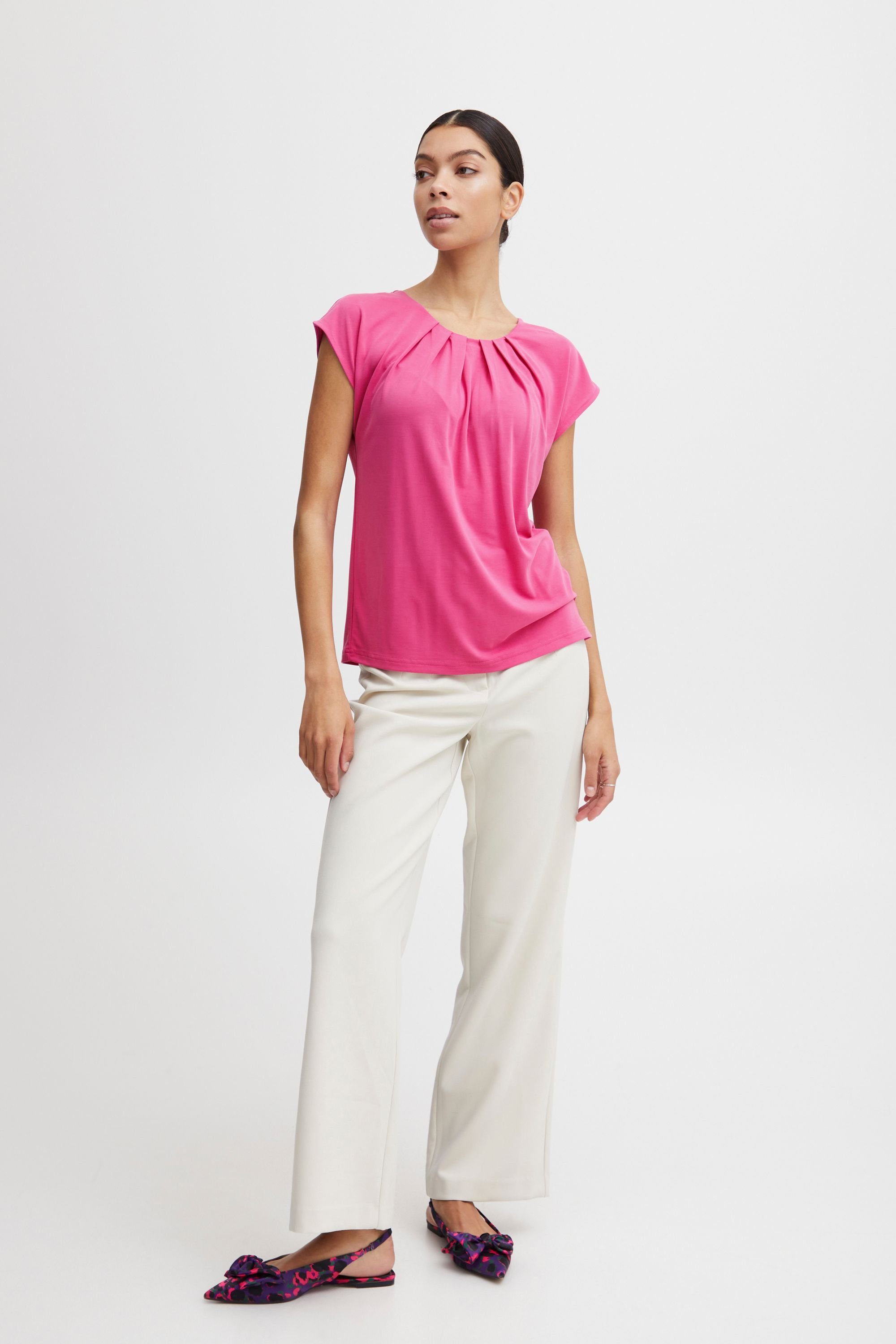 b.young Shirtbluse BYPERL TOP Rose Raspberry -20811284 (182333)