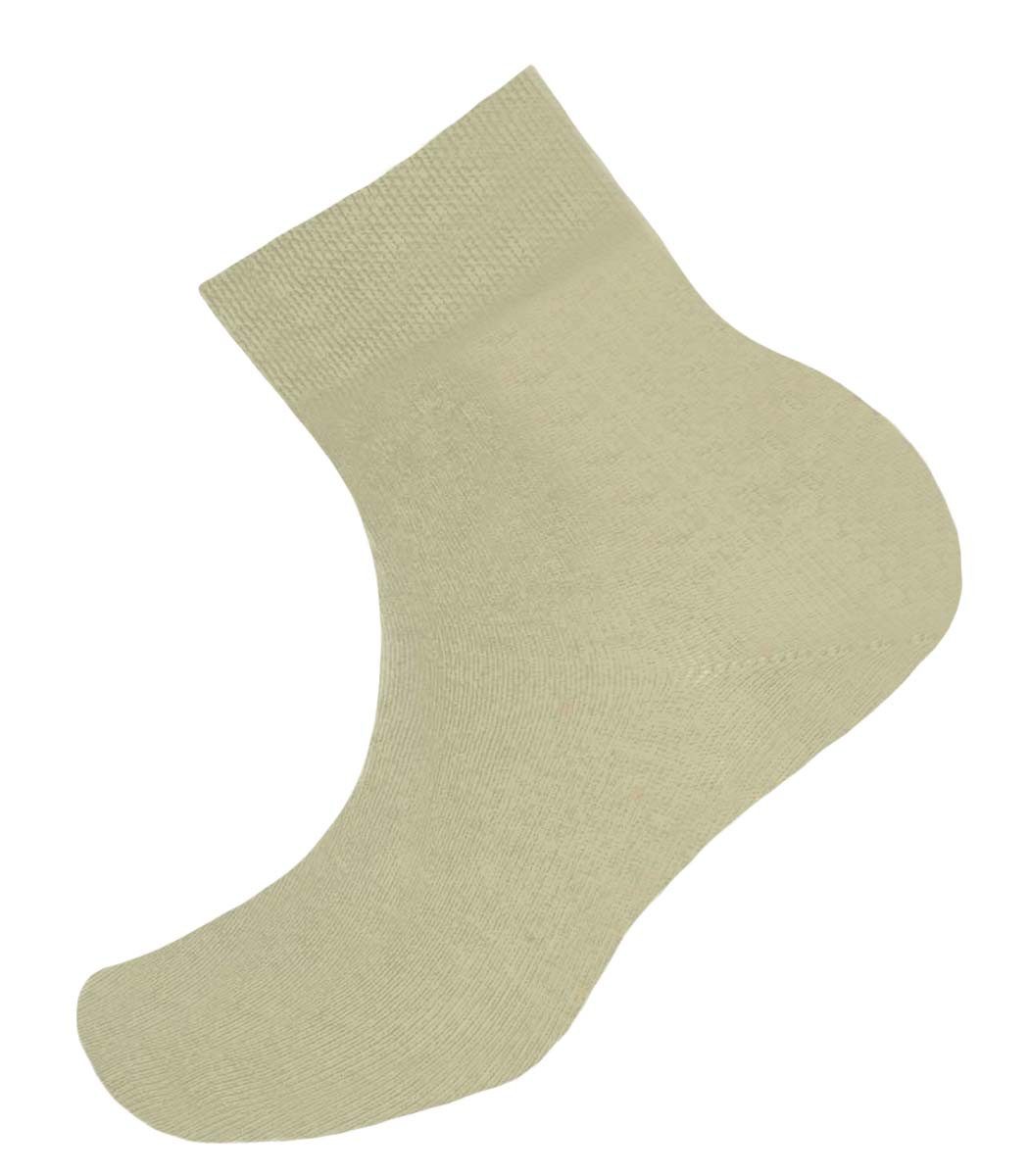 Sympatico Короткие носки Короткие носки Basic Line (Spar-Pack, 3-Paar) aus hautfreundlicher Baumwolle
