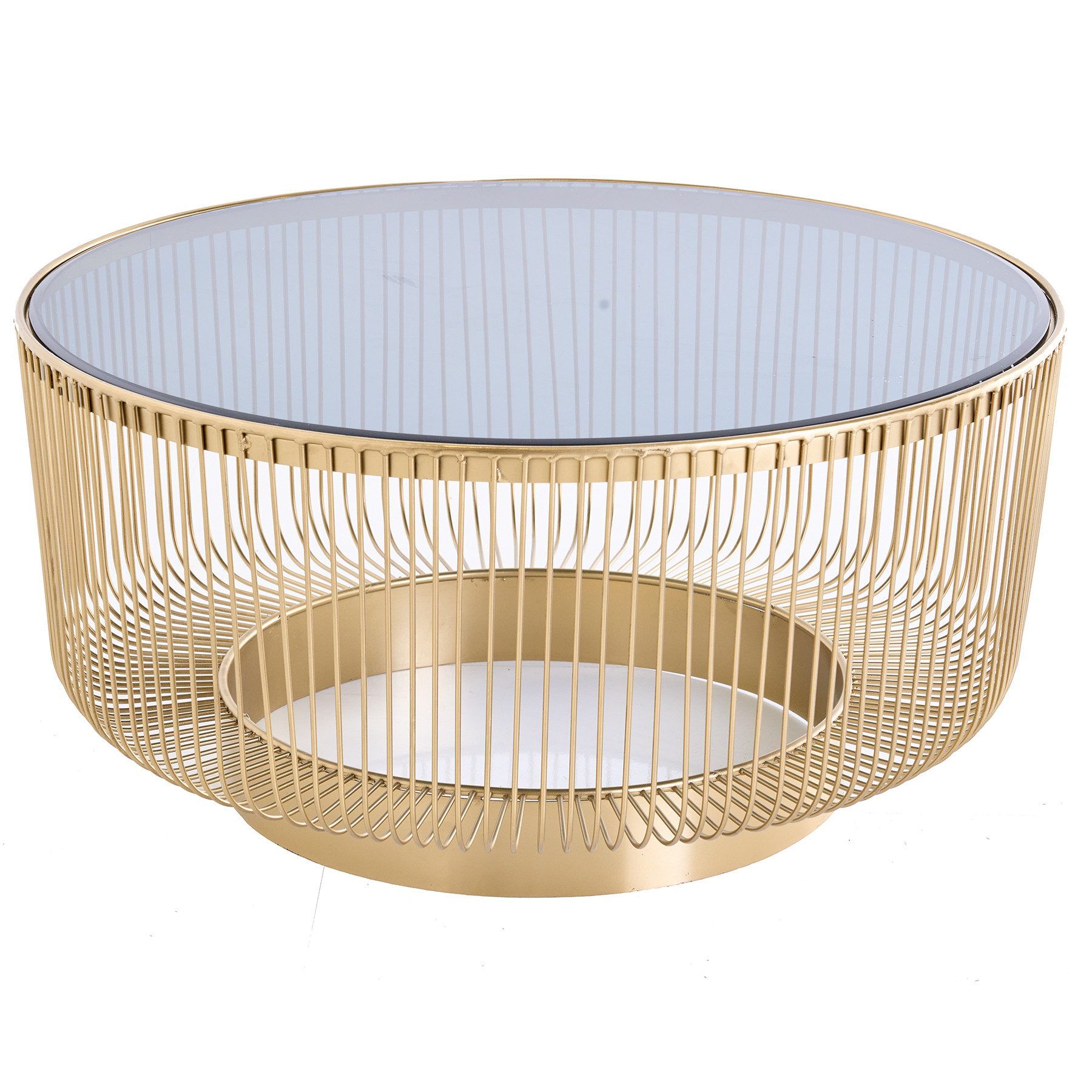 riess-ambiente Couchtisch VARIATION Ø80cm gold / schwarz (Einzelartikel, 1- günstig online kaufen