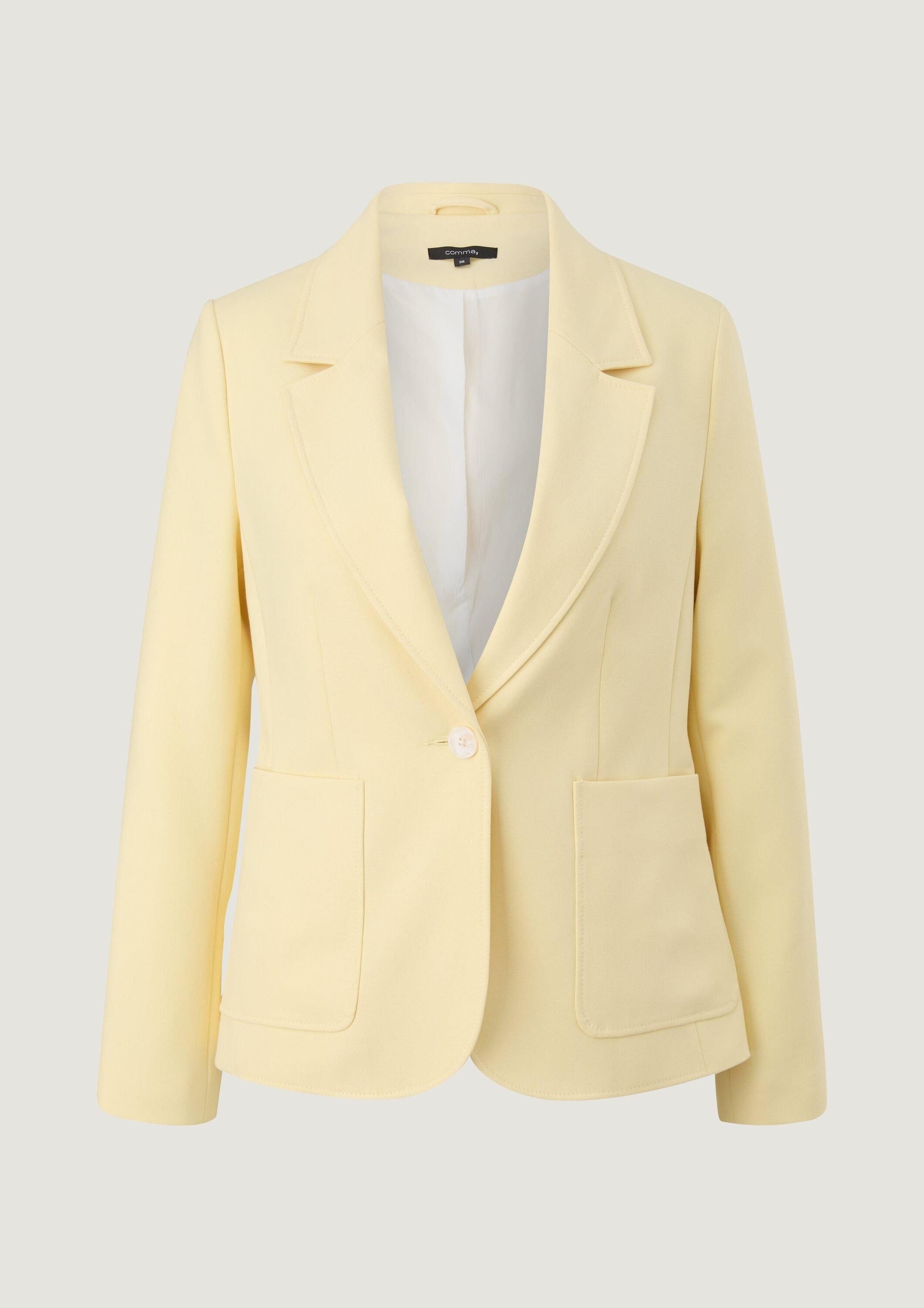 comma Jackenblazer Indoor-Blazer Blazer aus Viskosemix