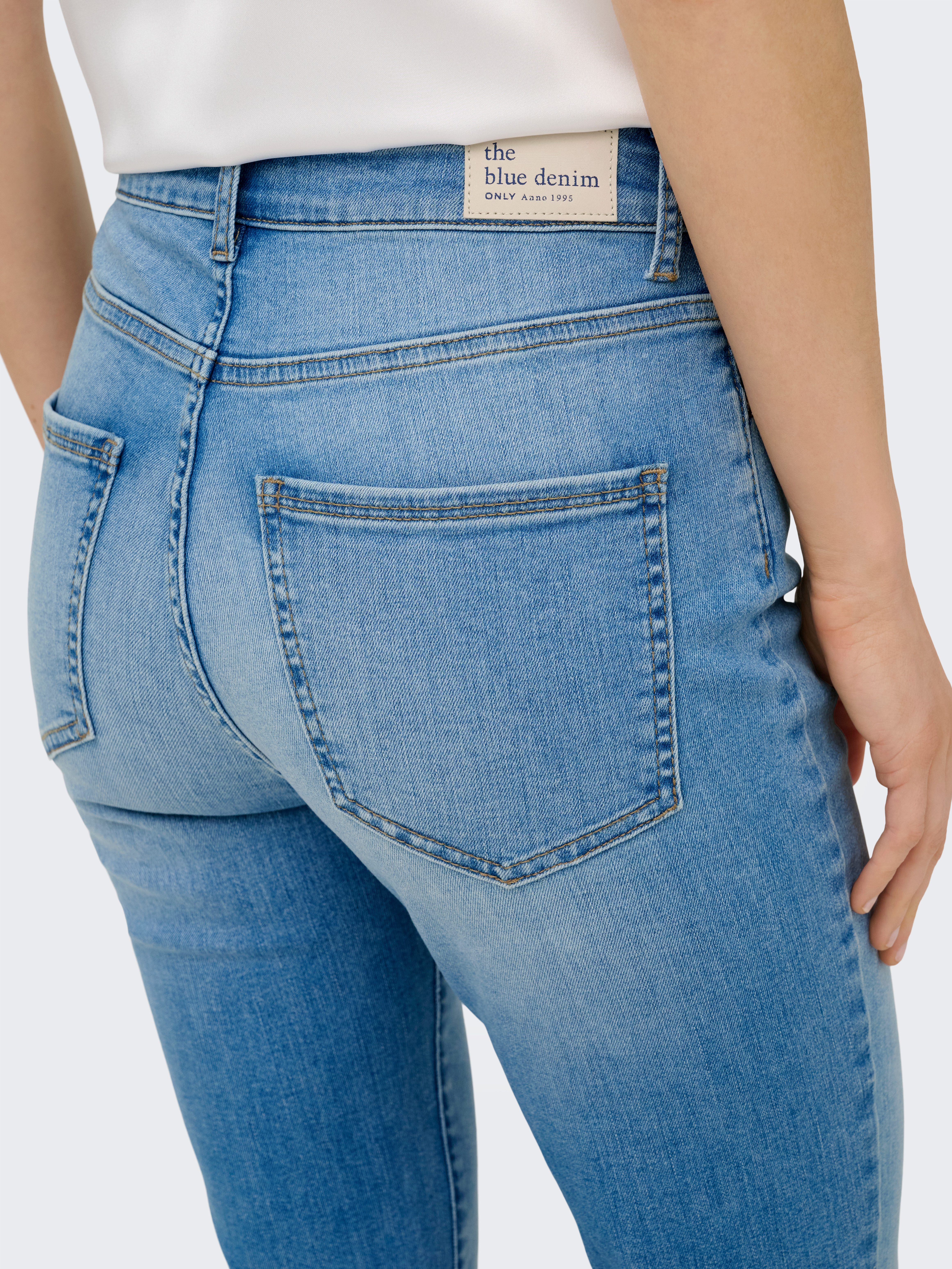 ONLY Bootcut-Jeans ONLRAYNA HW SLM FLARED DNM REA281 Baumwollmischung, high waist