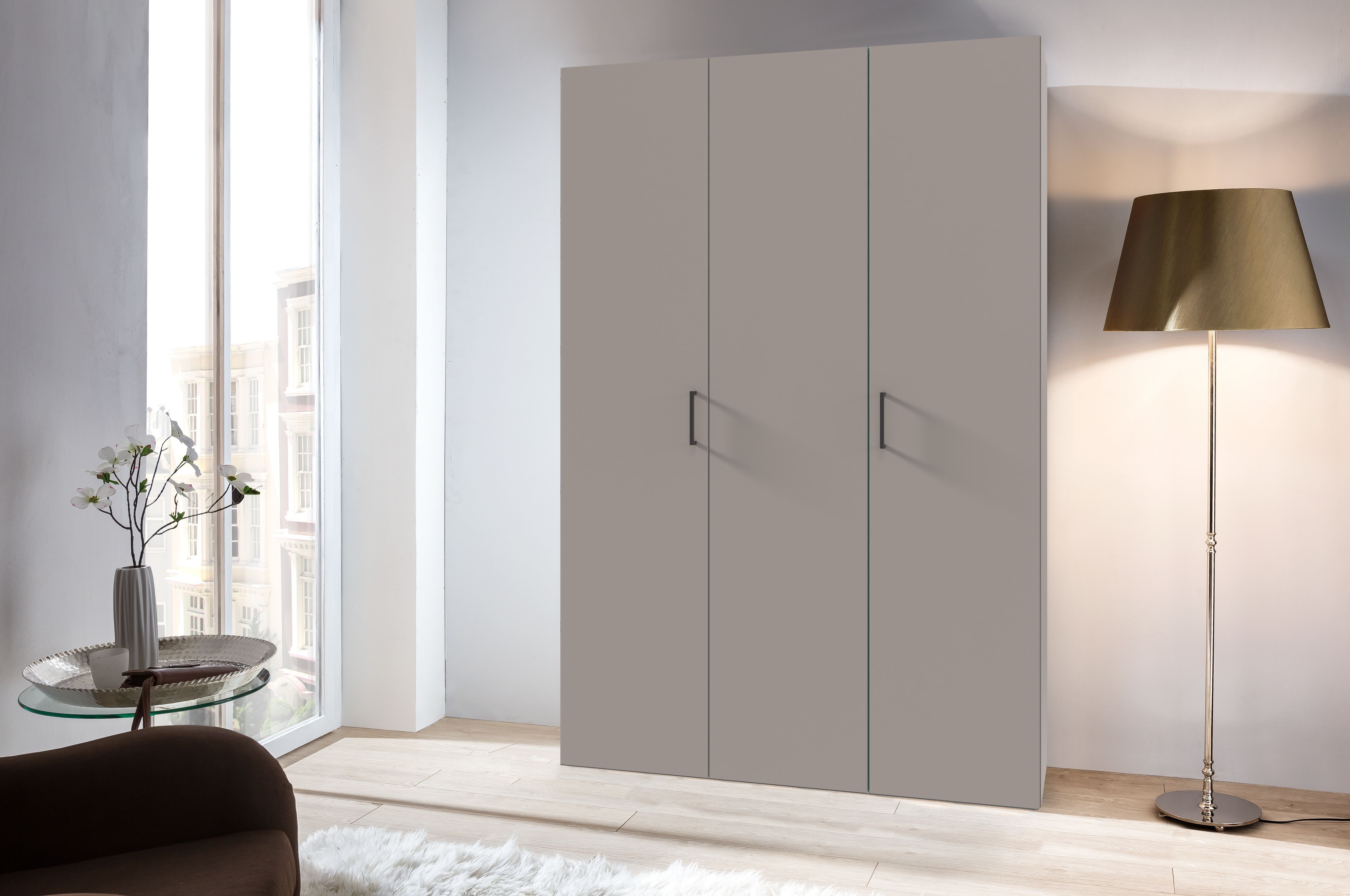 Wimex Kleiderschrank Mugano,in 3 Breiten, 2 Tiefen, viele Farben, Made in Germany (in Basic oder Premium Ausstattung) mit kurzen Griffen …