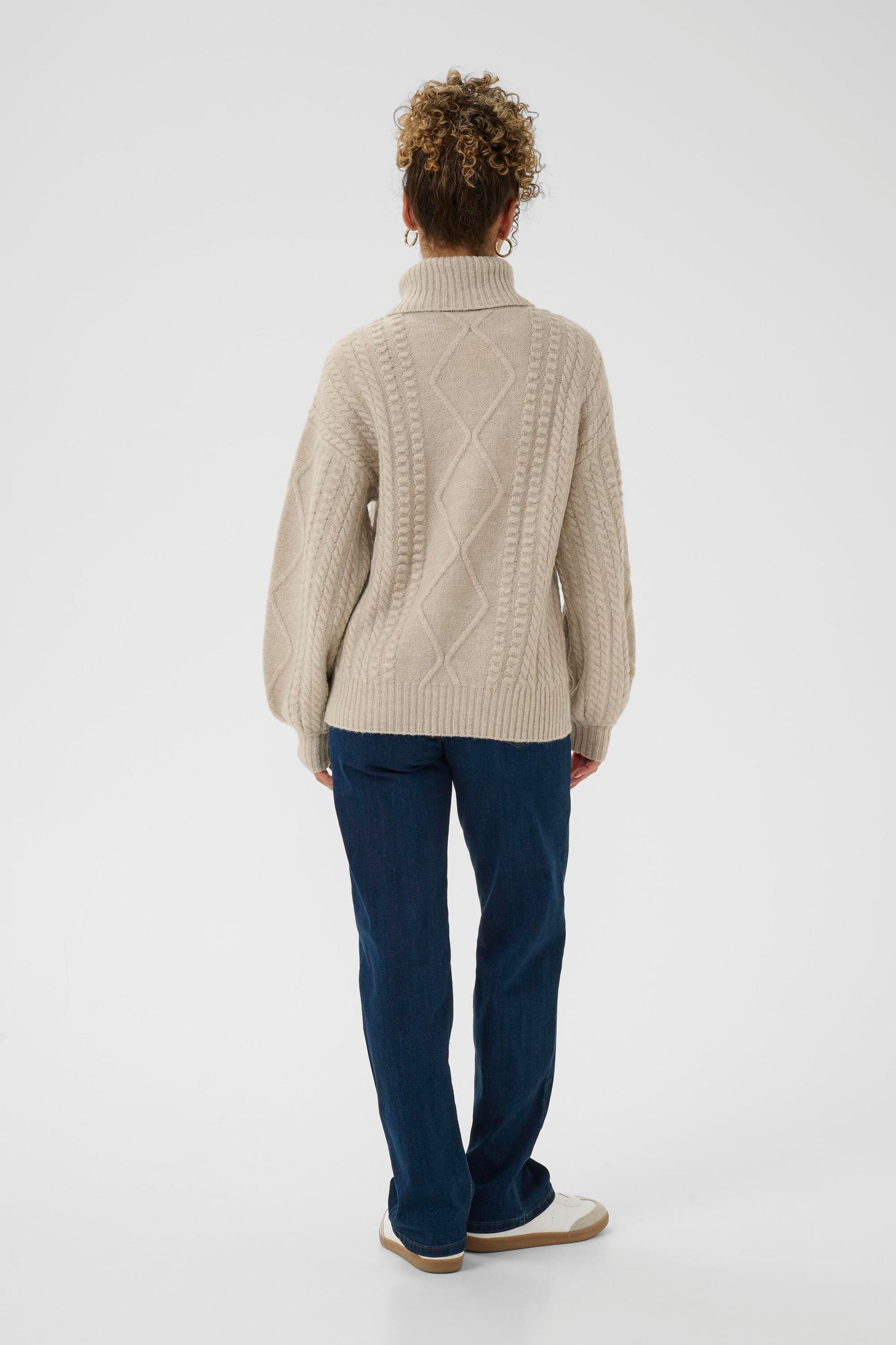 Cream Strickpullover Strickpullover CRPumpkin