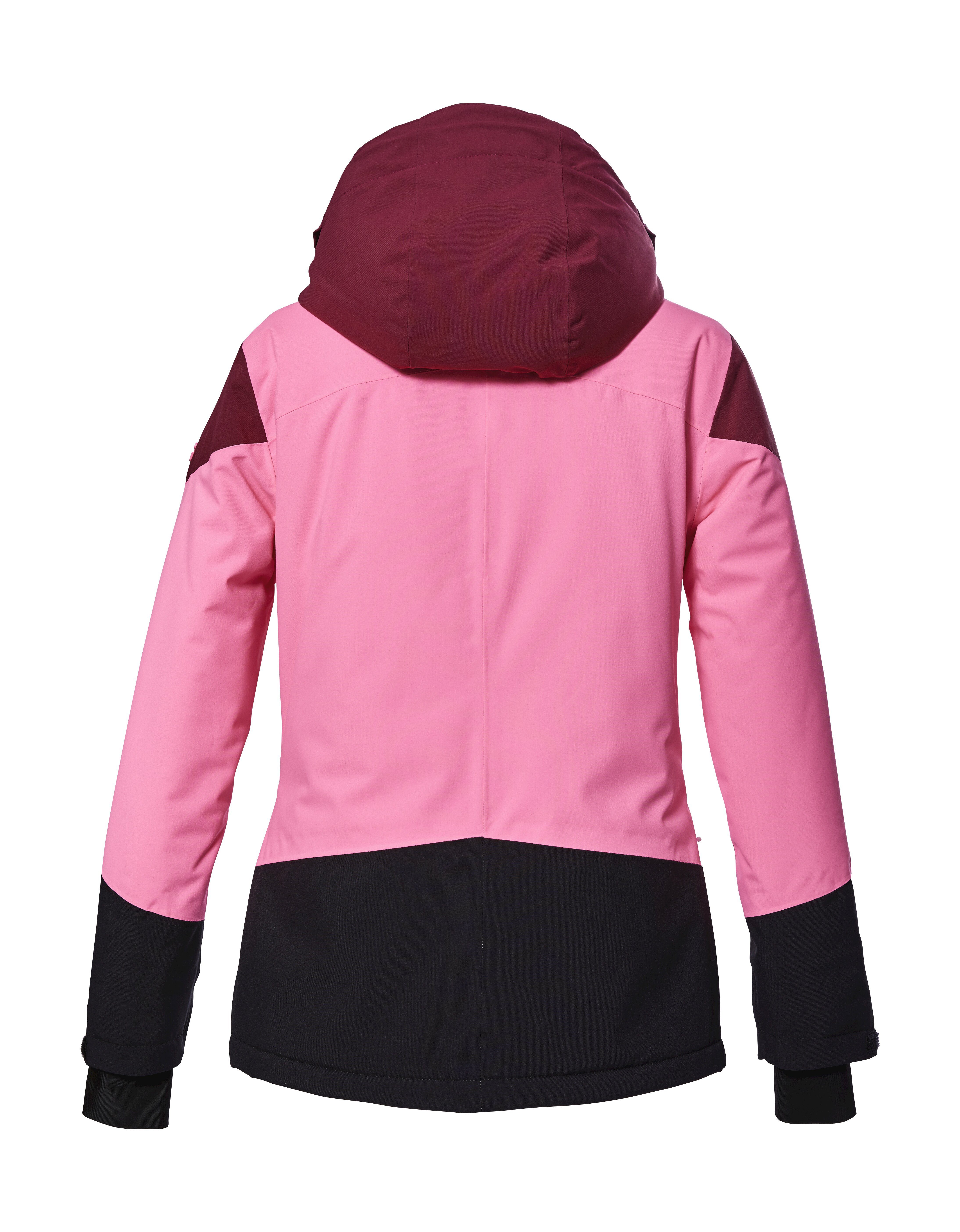 Killtec Skijacke KSW 151 GRLS SKI JCKT Wasserdichte, atmungsaktive Mädchenjacke mit verstellbarer Kapuze