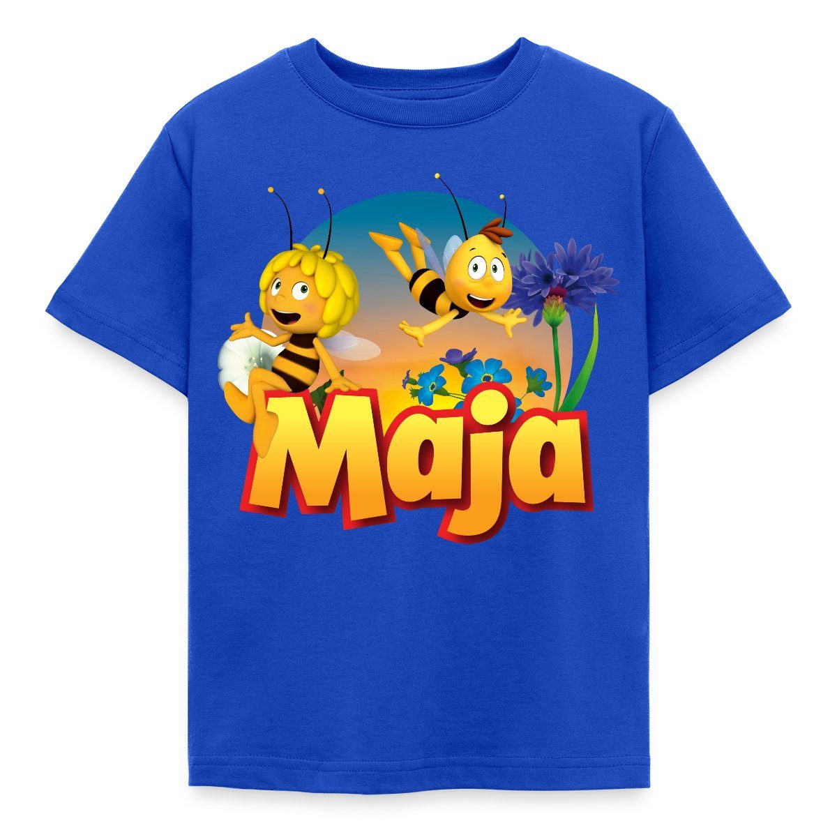 Spreadshirt T-Shirt Biene Maja Zusammen mit Willi Kinder T-Shirt (1-tlg)