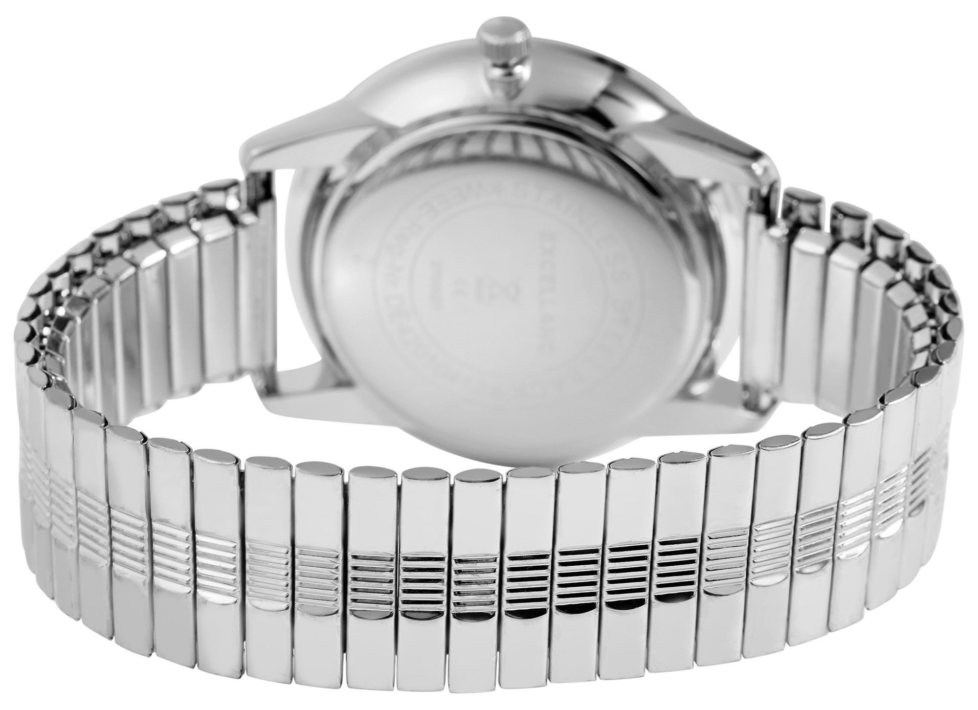 EXCELLANC Quarzuhr Saki, Mineralglas, Herrenuhr Edelstahl