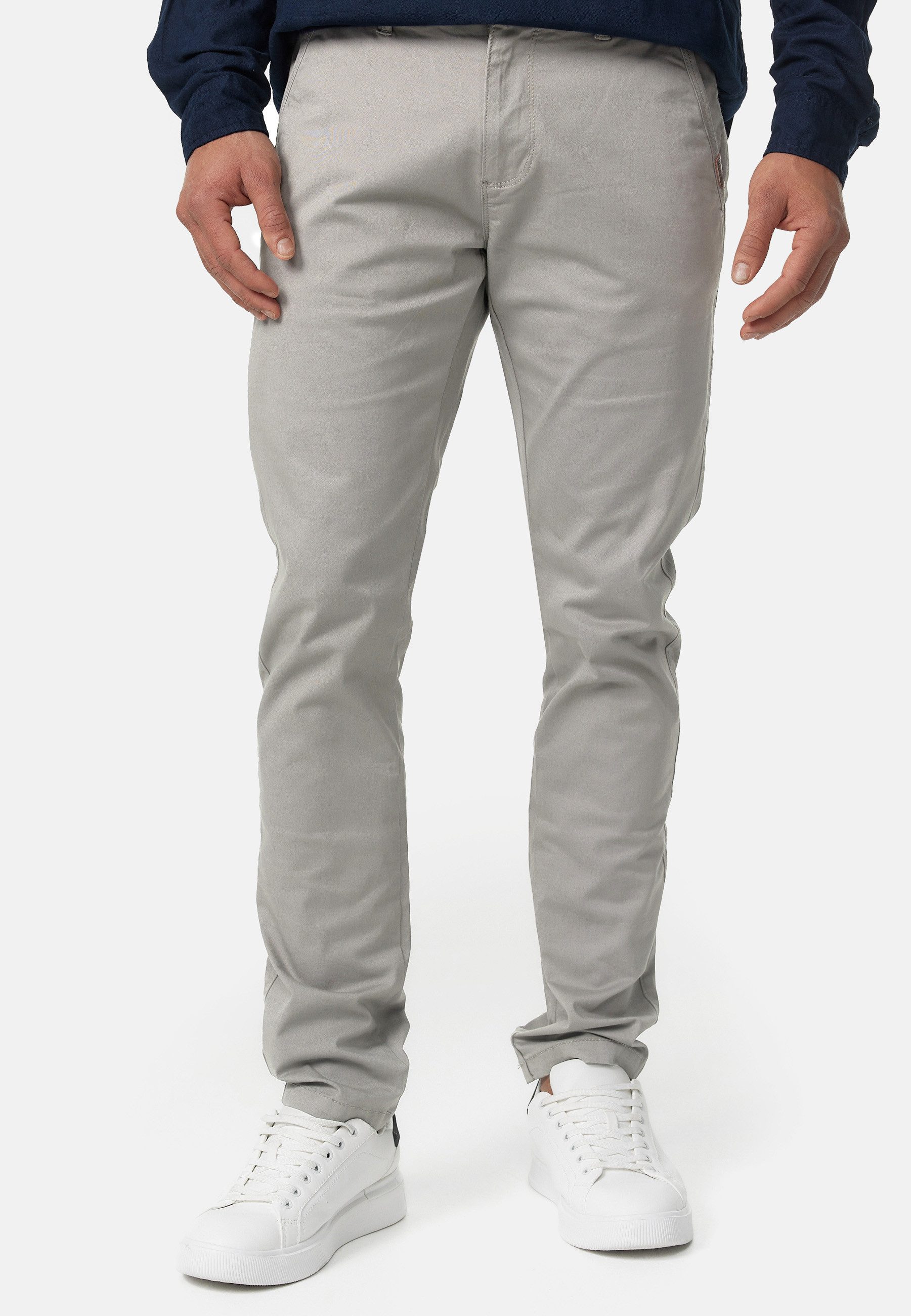Indicode Chinohose Herren Cherry Chino Hose Herrenhose 98% Baumwolle, 2% Elasthan