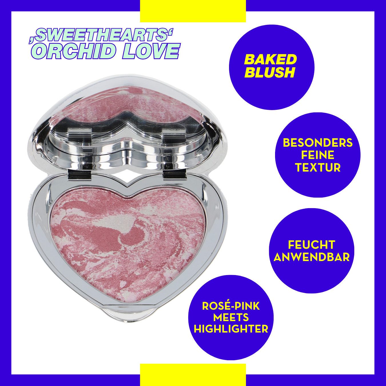 ZMILE COSMETICS Kosmetik-Set "Sweethearts" Orchid Love - Geschenk von Herzen, 3-tlg.