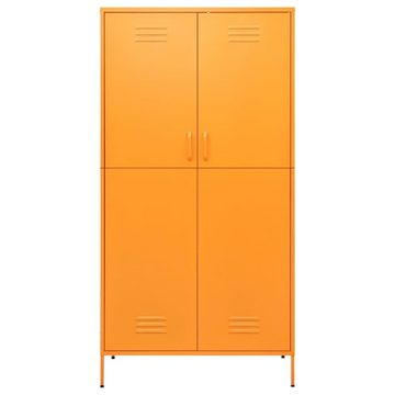 furnicato Kleiderschrank Senfgelb 90x50x180 cm Stahl (1-St)