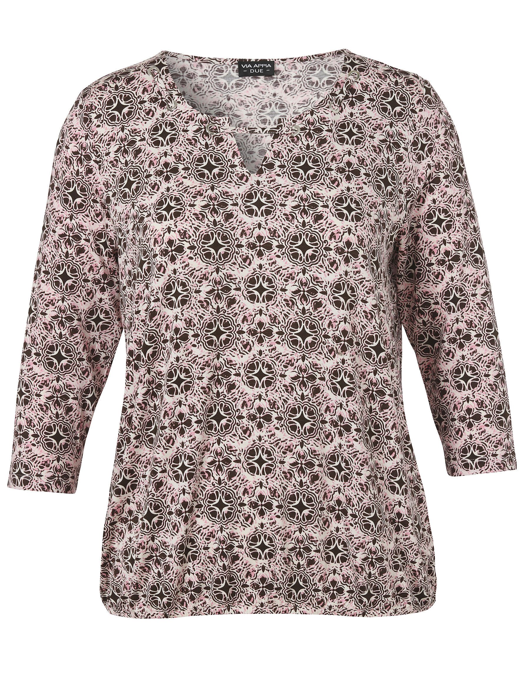 VIA APPIA DUE Print-Shirt (1-tlg) Große Größen
