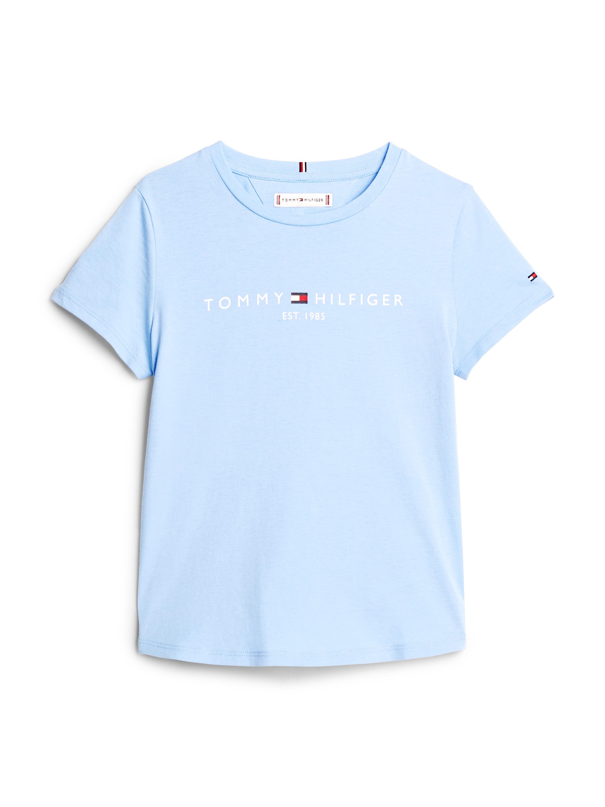 Tommy Hilfiger Kurzarmshirt ESSENTIAL TEE S/S (1-tlg) mit Tommy Hilfiger Logoschriftzug