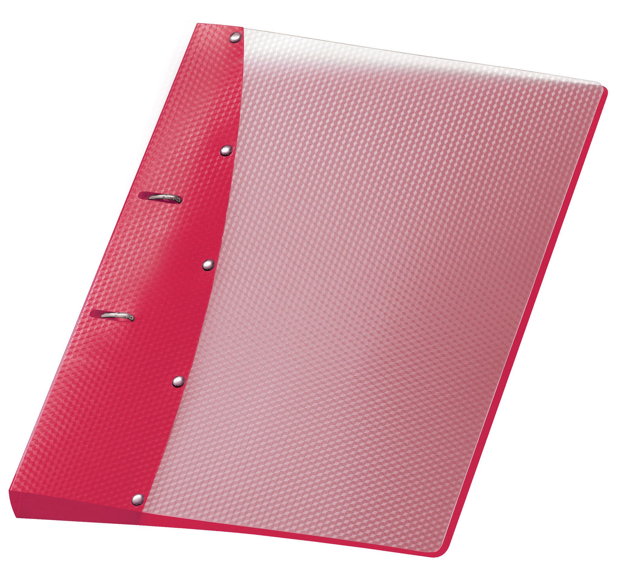 VELOFLEX Ringbuchmappe VeloflexRingordner DIAMOND A4 Magenta-Rot 2-D-Ring-Mechanik 20 mm