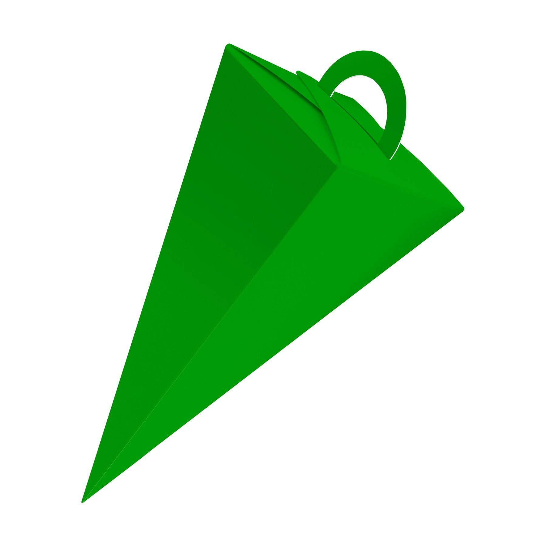 Schultüte Geschenktüte Griff mit Schultüte Grün itenga itenga cm 14