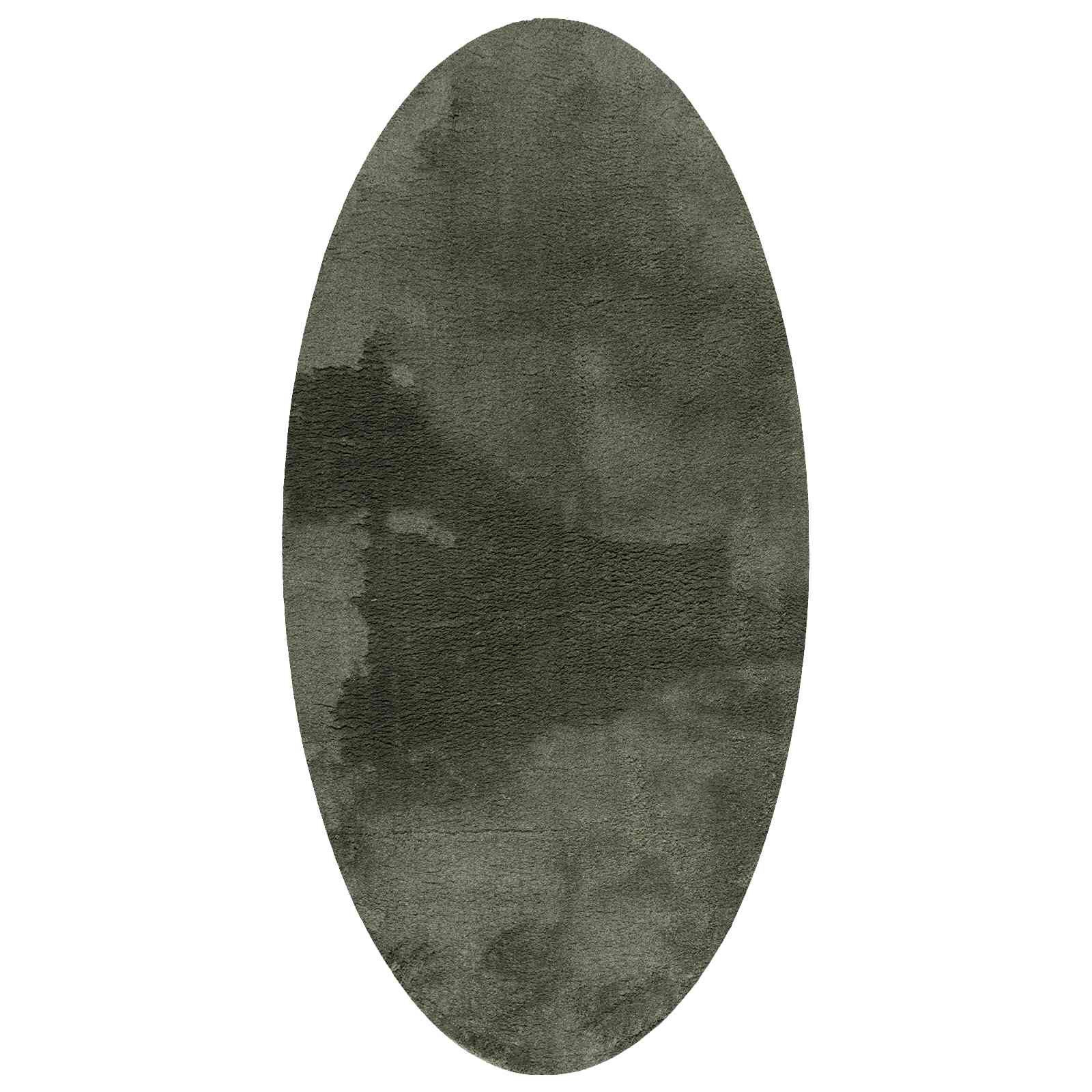 vidaXL Teppich Bereichsteppiche Oval HUARTE Waldgrün 80 x 150 cm, Oval günstig online kaufen
