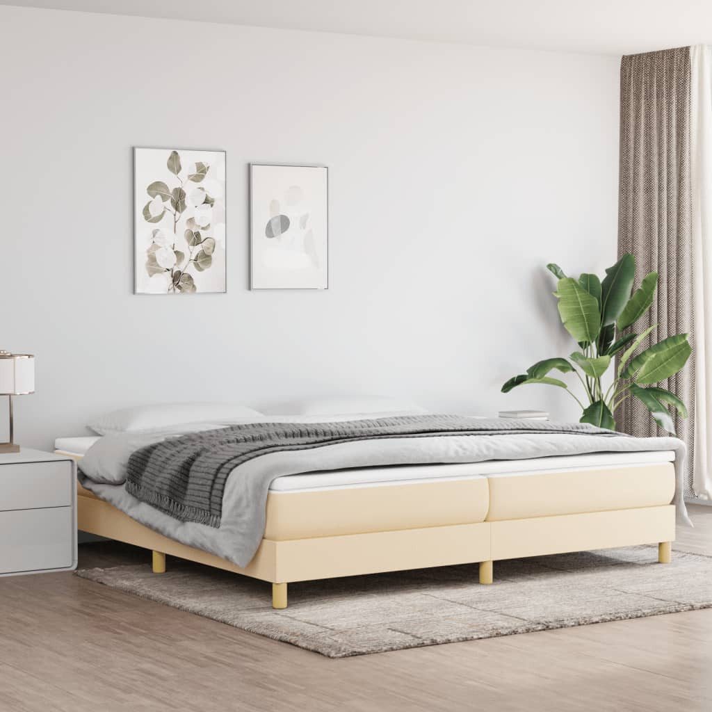 furnicato Bett Bettgestell ohne Matratze Creme günstig online kaufen
