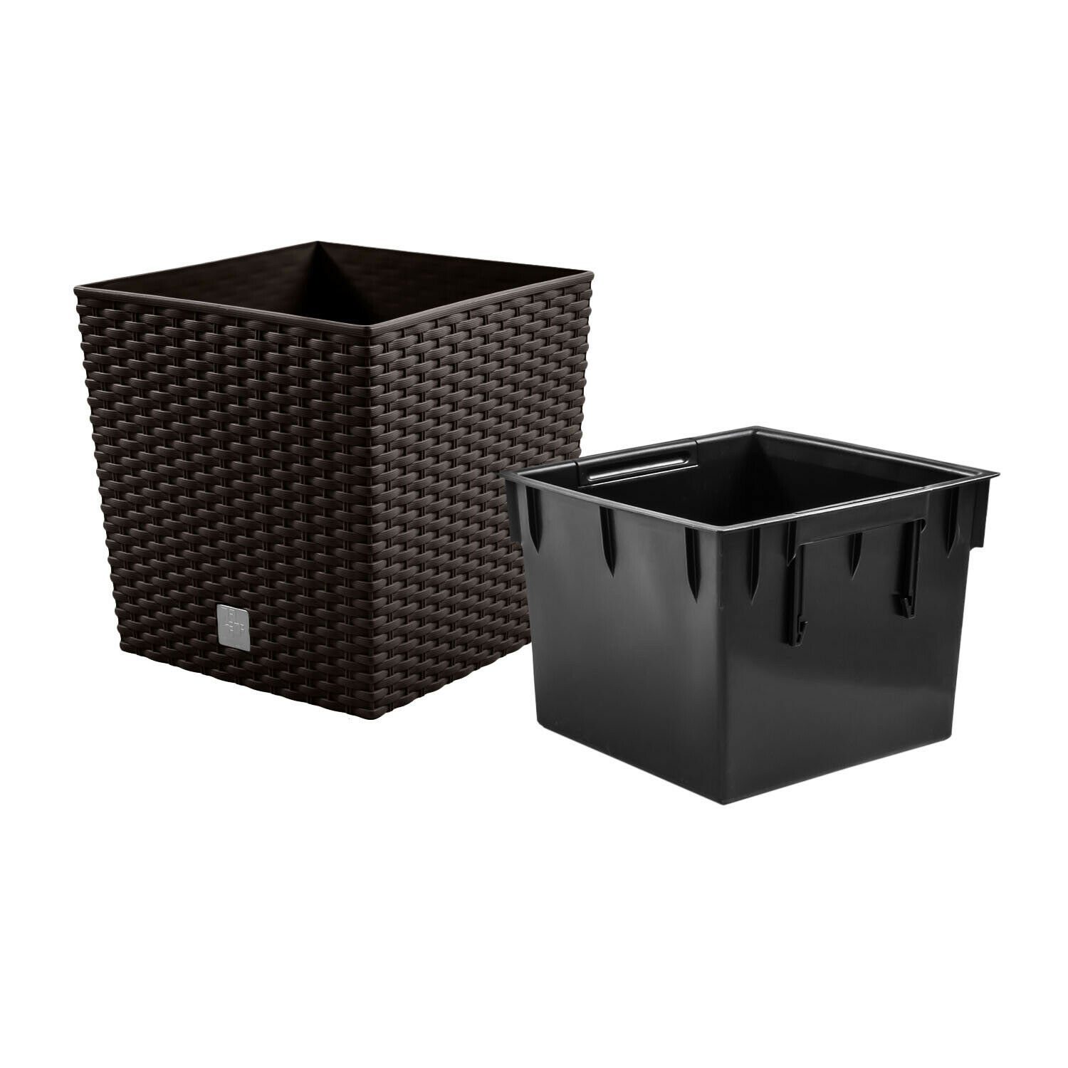 Prosperplast Pflanzkübel DRTS400L, Blumentopf mit Einsatz günstig online kaufen